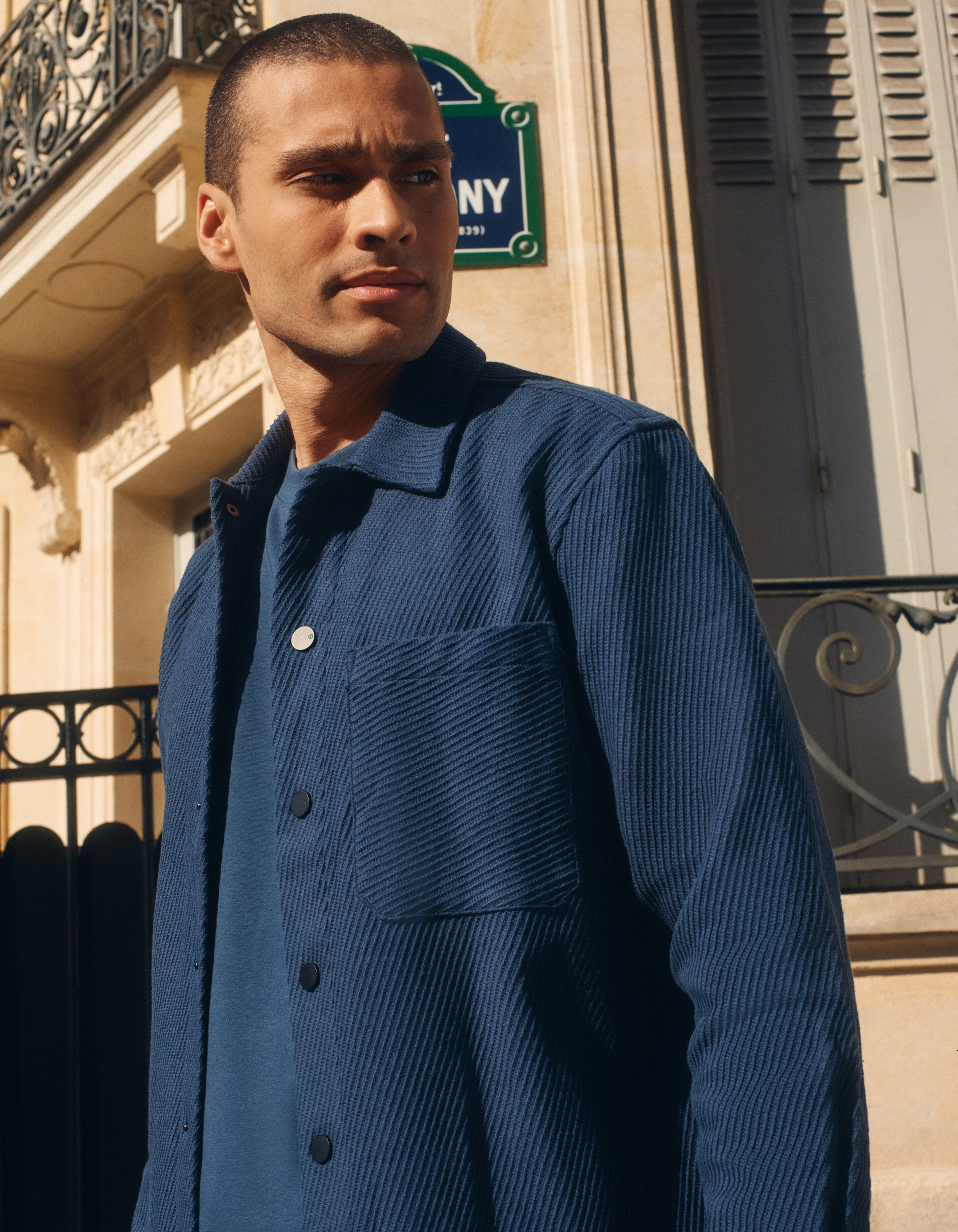 Relaxed Heavy Keper Jacke Blau SHOEBY MEN