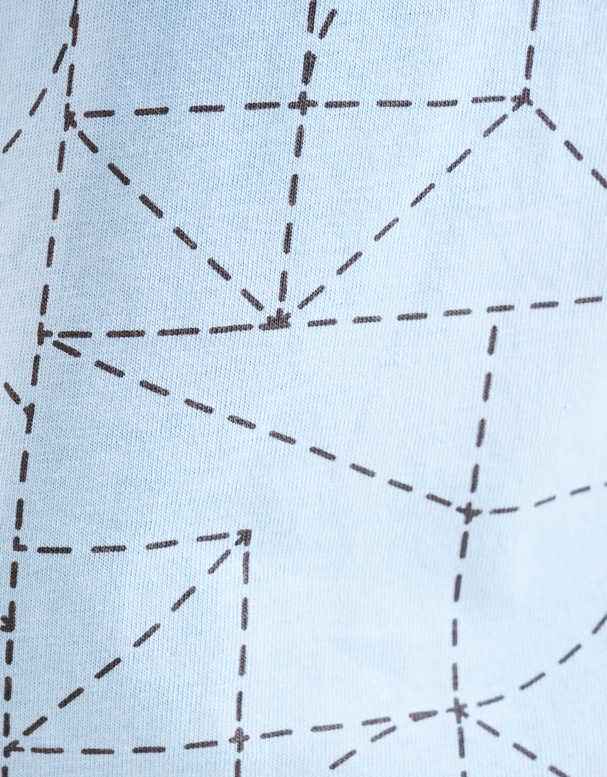 Bedrucktes T-shirt Hellblau SHOEBY MEN