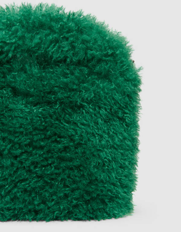 Fluffy Fur Tasche Dunkelgrün SHOEBY ACCESSOIRES