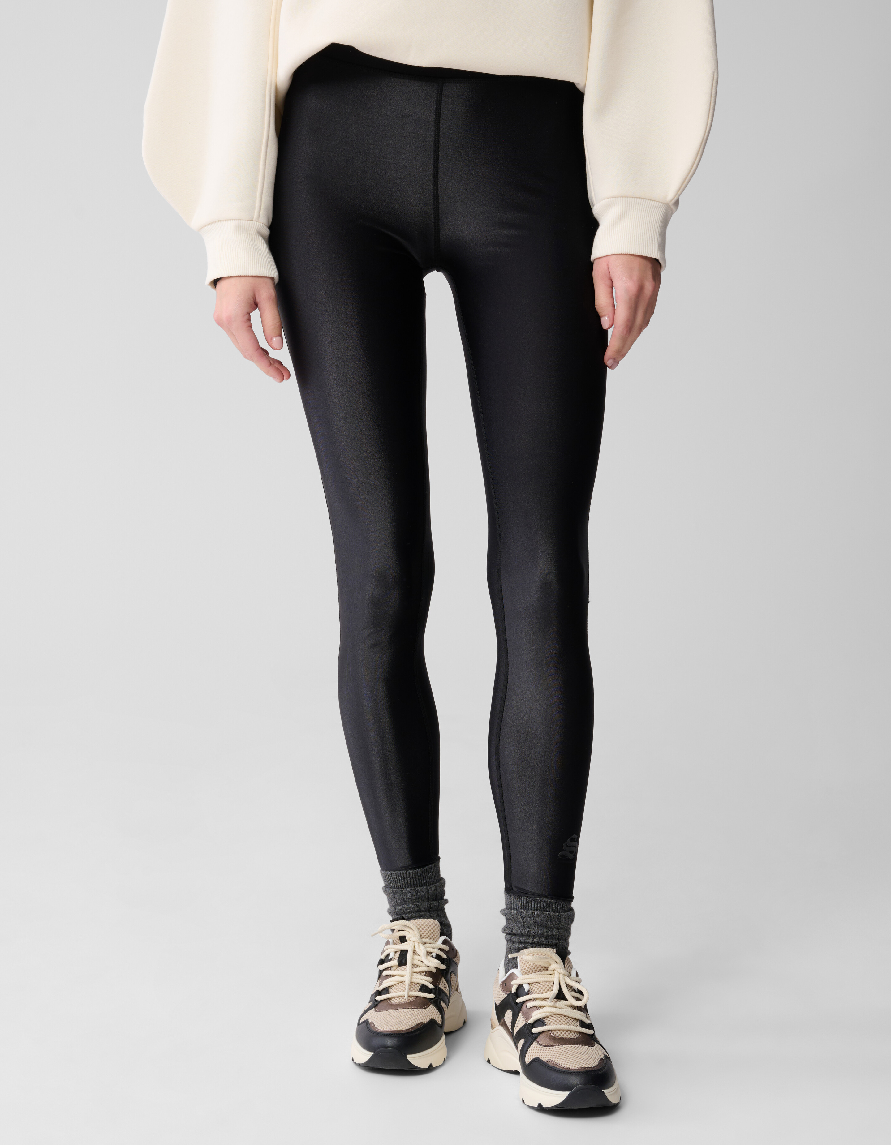 Glänzende Leggings Schwarz SHOEBY WOMEN