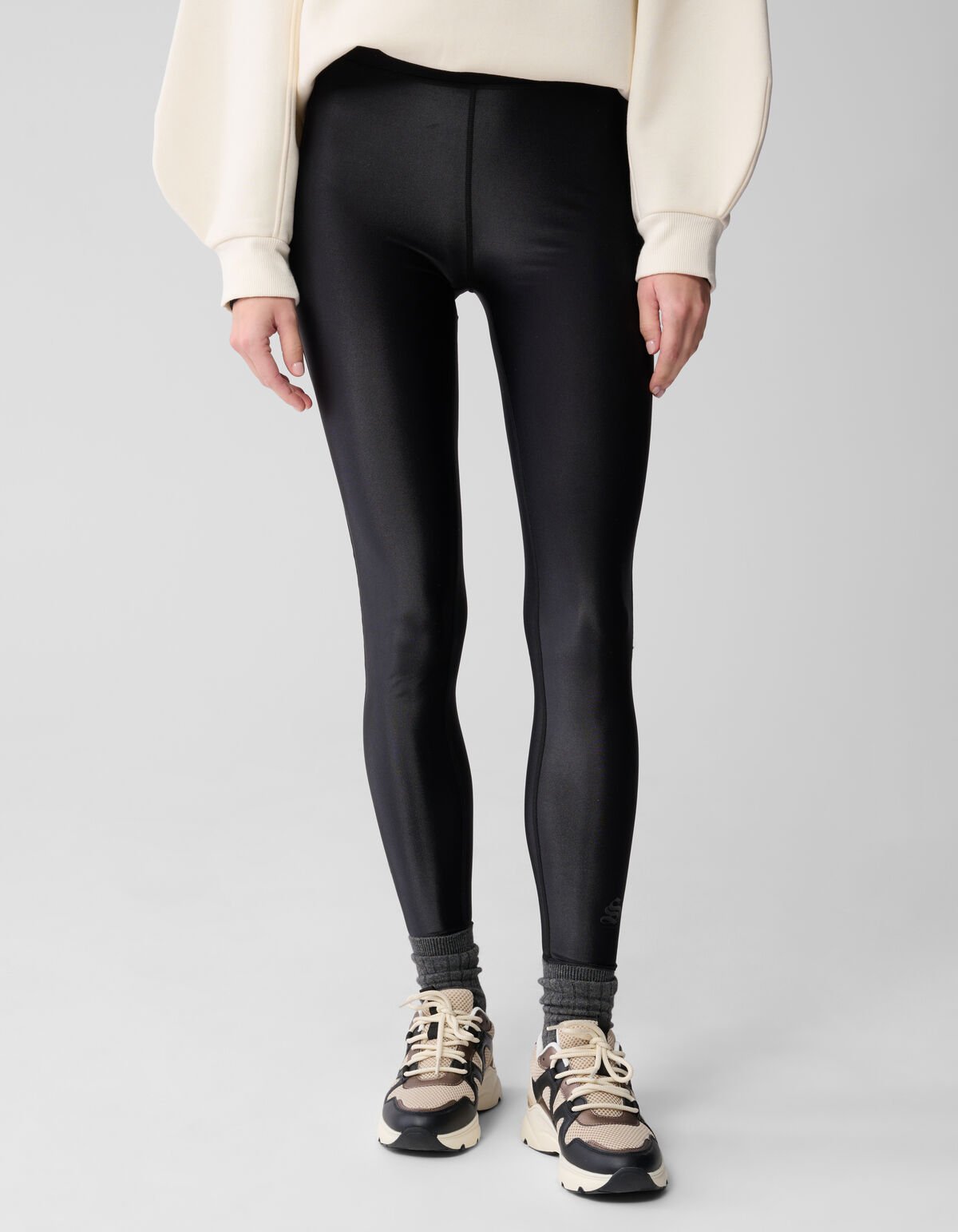 Glänzende Leggings Schwarz SHOEBY WOMEN