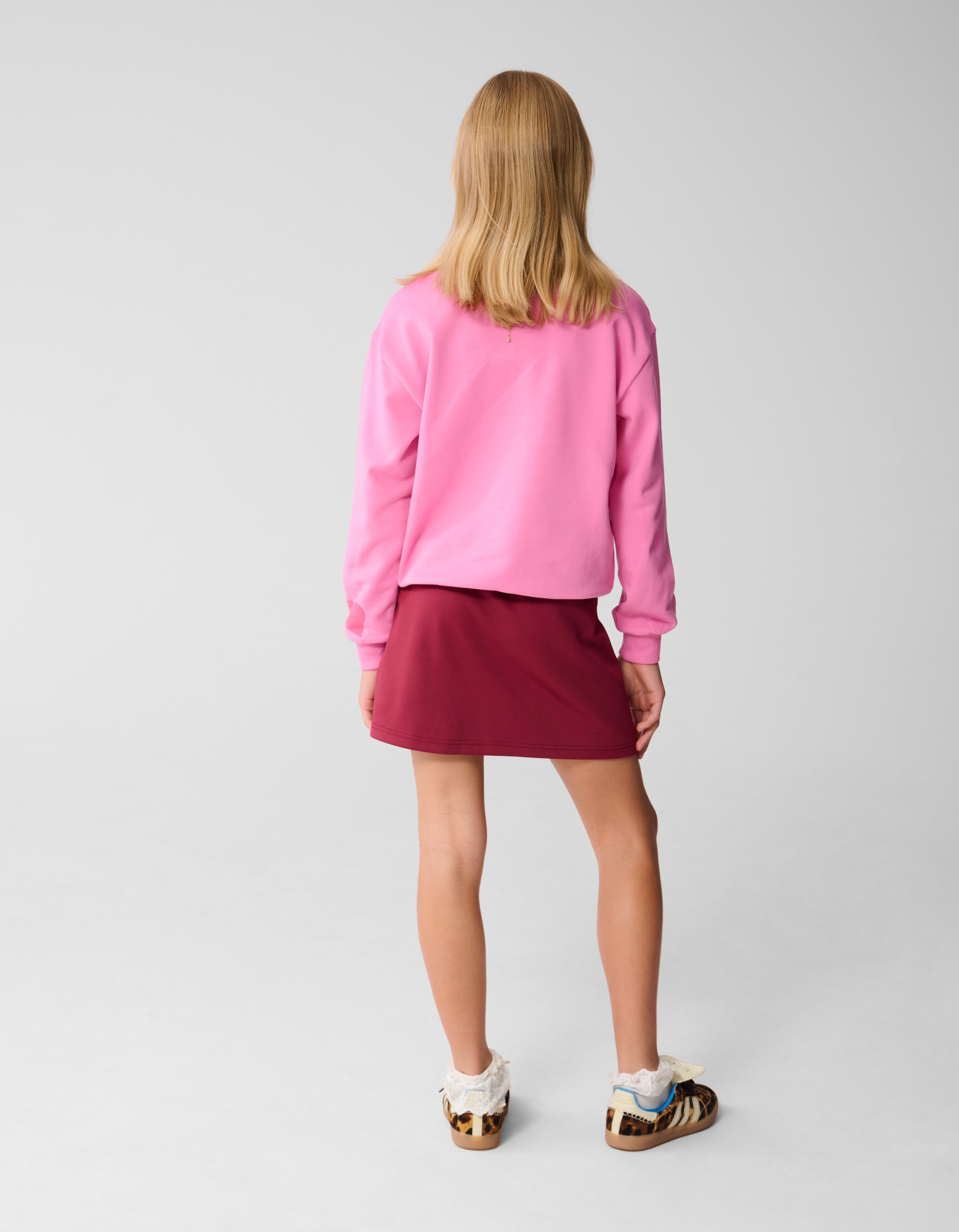 Sportlicher Minirock Dunkelrot SHOEBY GIRLS