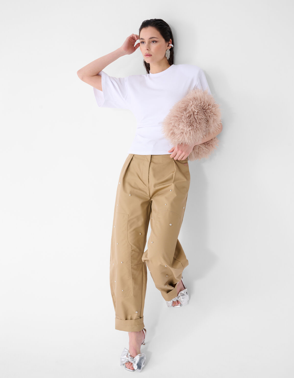 Studs Balloon Fit Hose Sand SHOEBY WOMEN