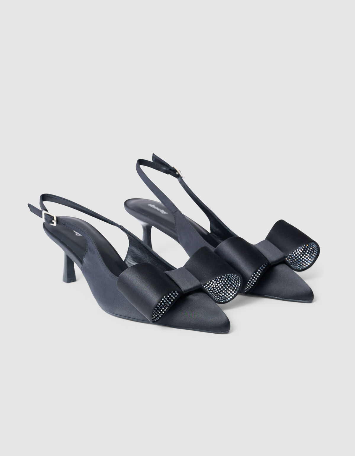 Strik Strass Heels Schwarz SHOEBY SHOES