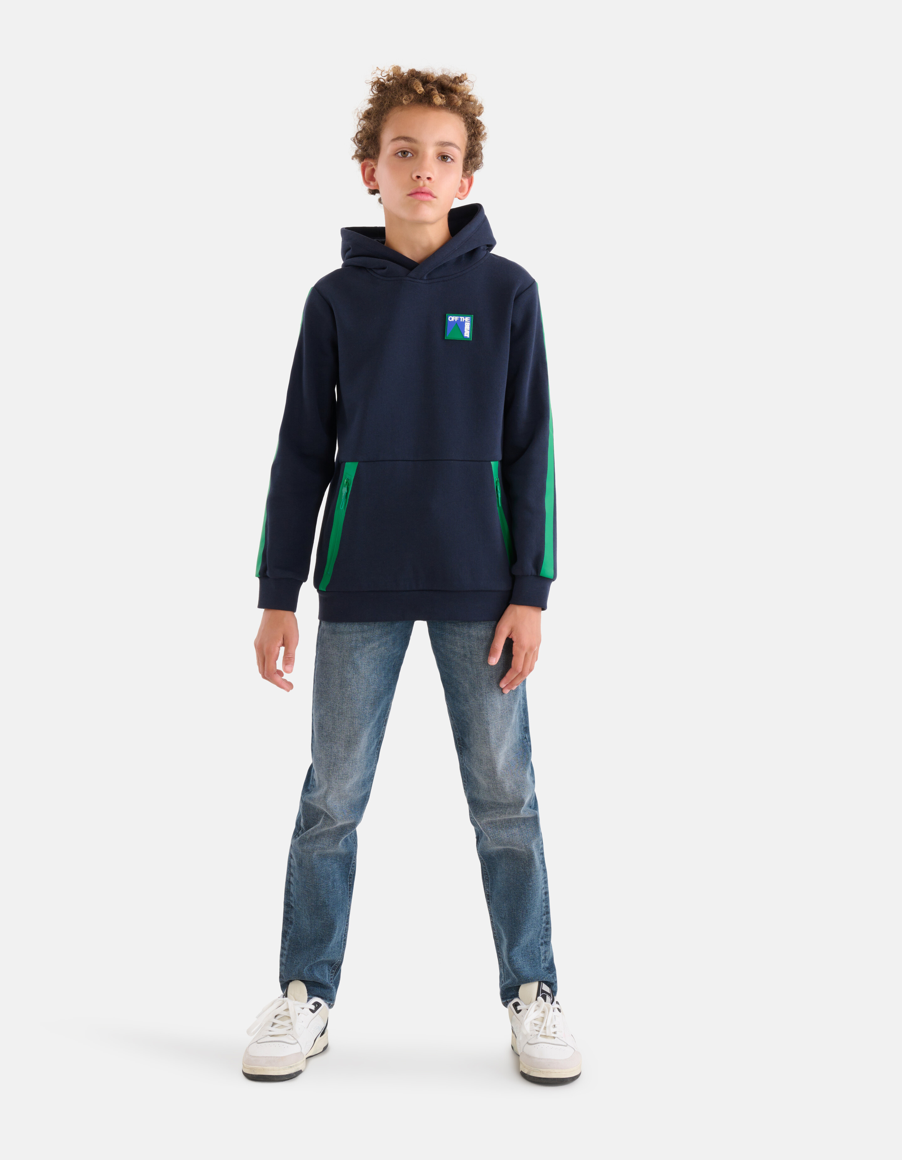 Tape Hoodie Dunkelblau SHOEBY BOYS