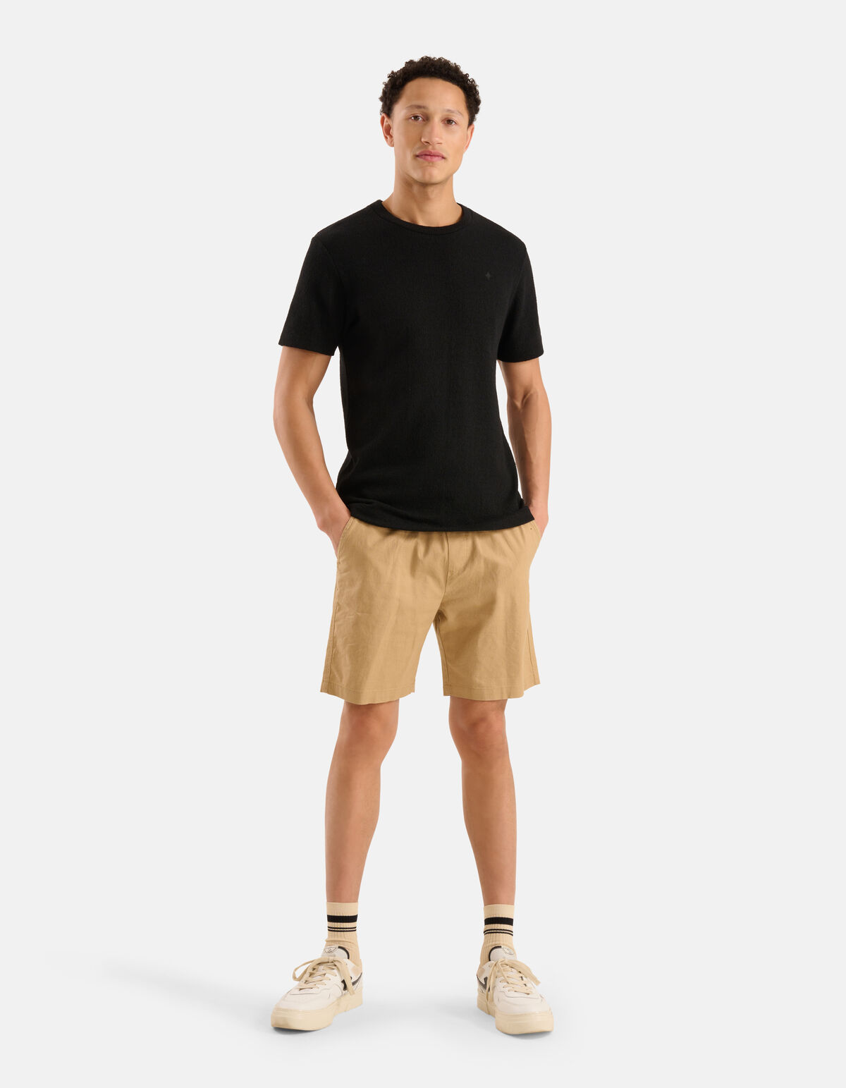 Boucle-T-Shirt Schwarz SHOEBY MEN