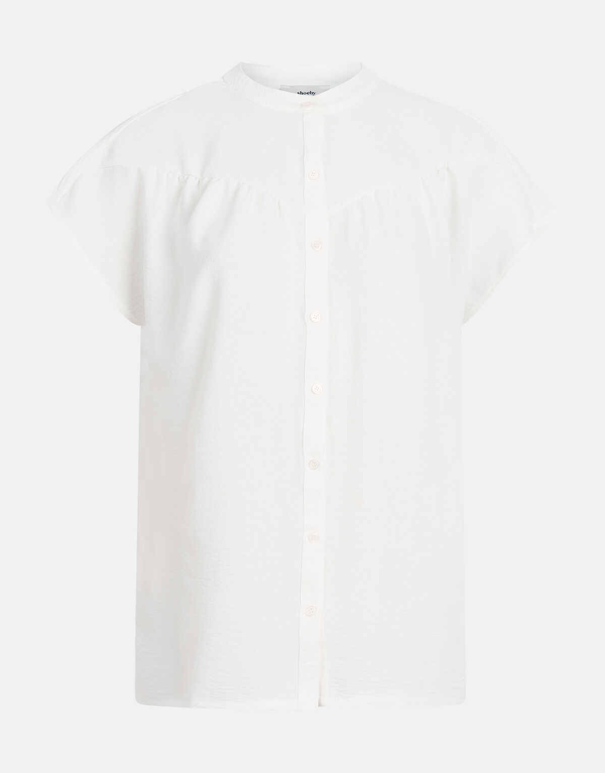 Relaxed Fit Top Weiß SHOEBY WOMEN