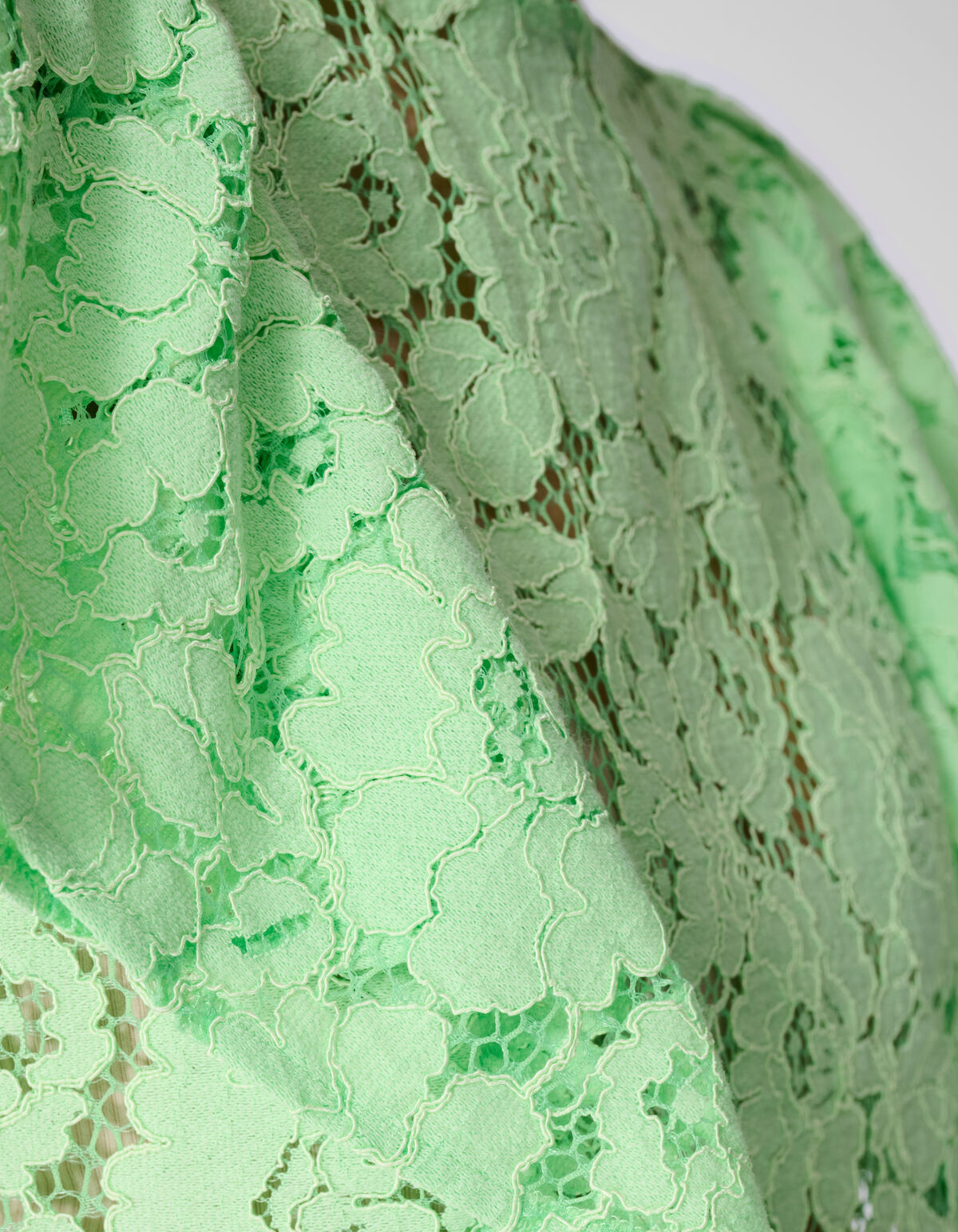 Kanten R&uuml;schentop Hellgr&uuml;n SHOEBY WOMEN