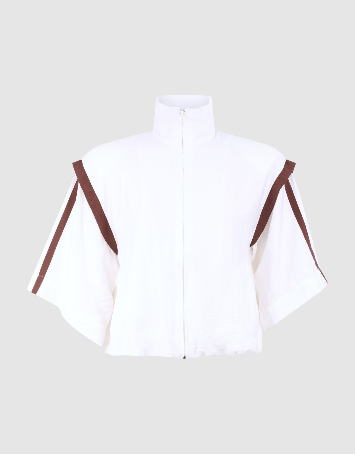 Sportliche Trainingsjacke in gebrochenem Wei&szlig; SHOEBY WOMEN