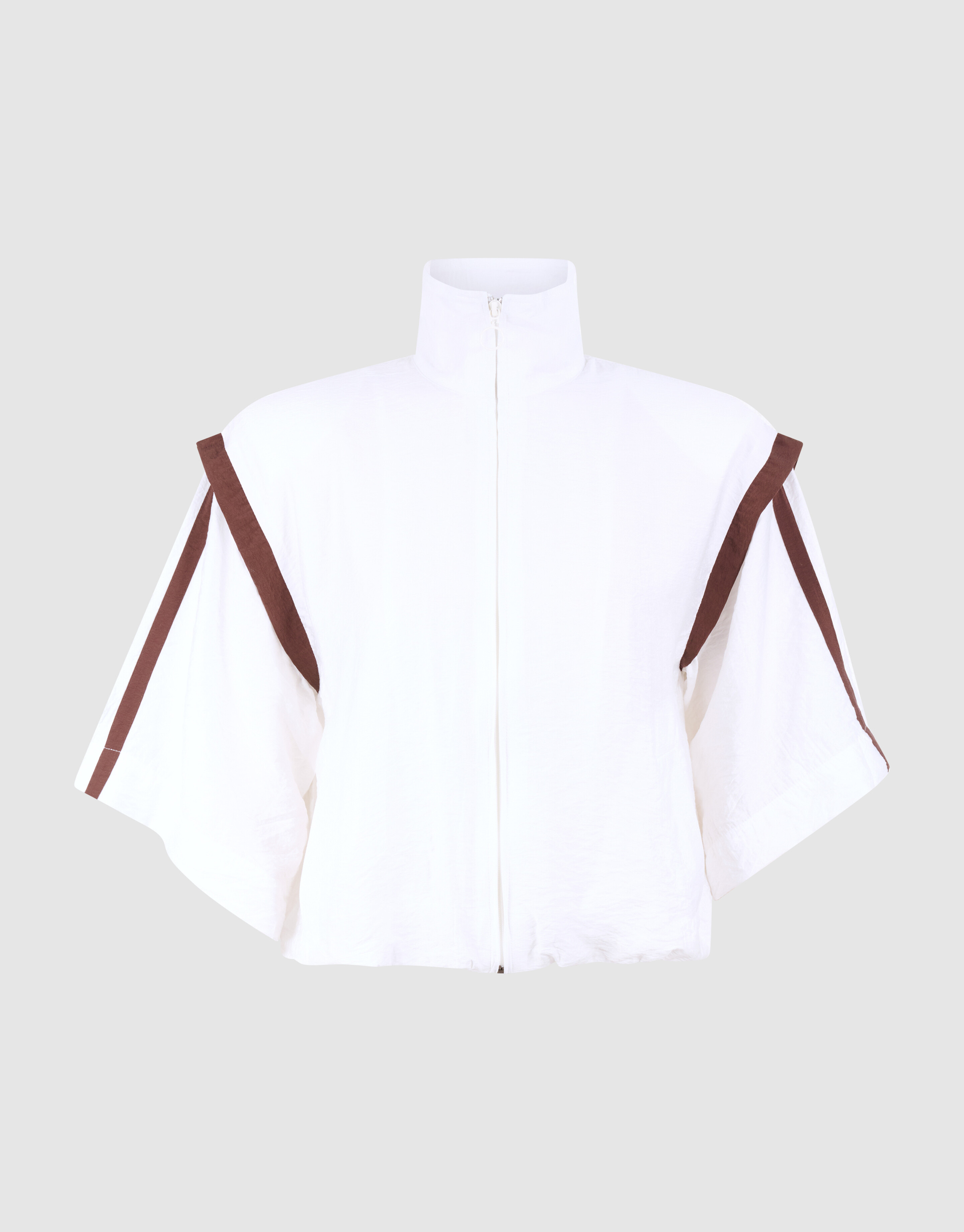 Sportliche Trainingsjacke in gebrochenem Wei&szlig; SHOEBY WOMEN