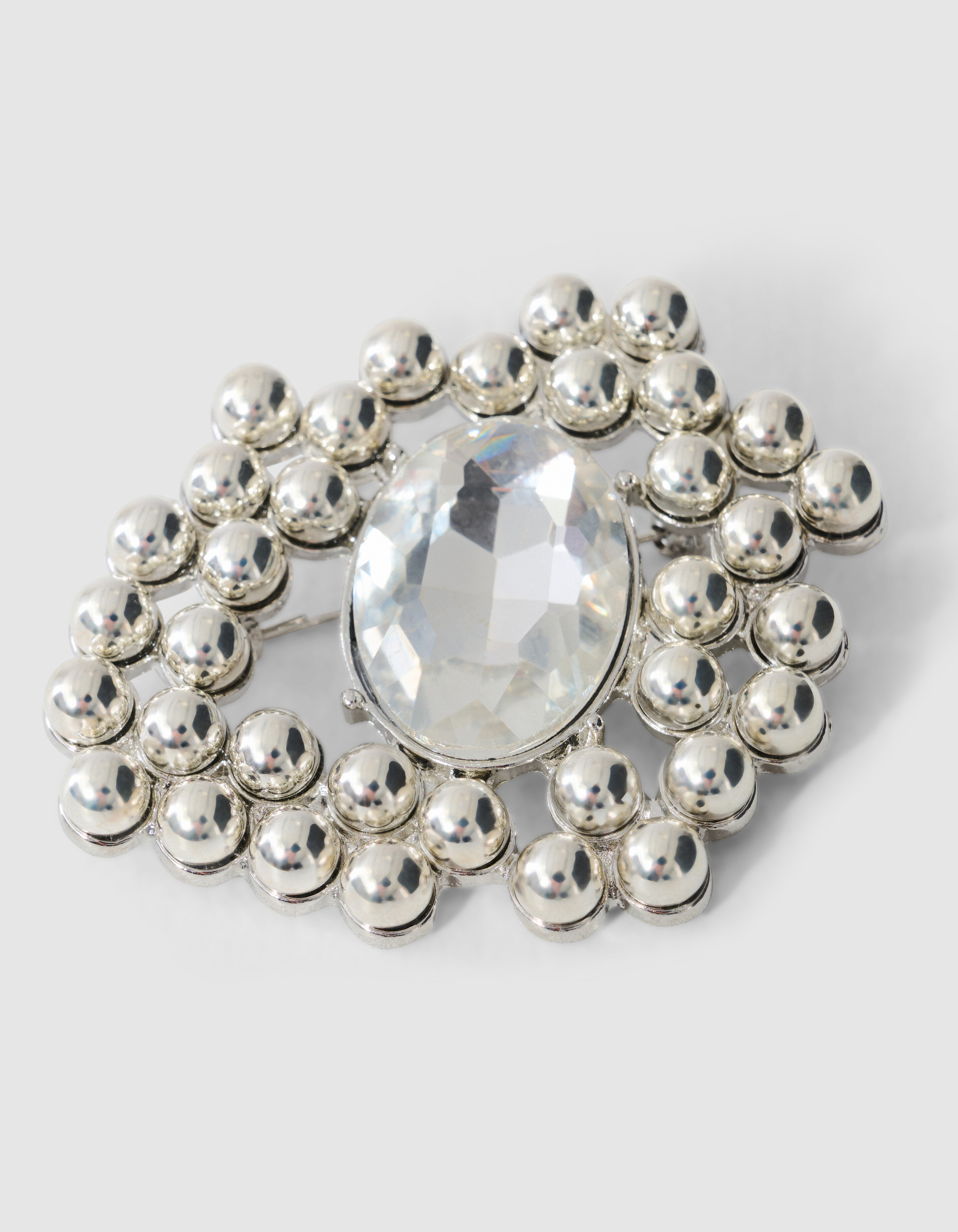 Klassische Brosche Silber SHOEBY ACCESSOIRES
