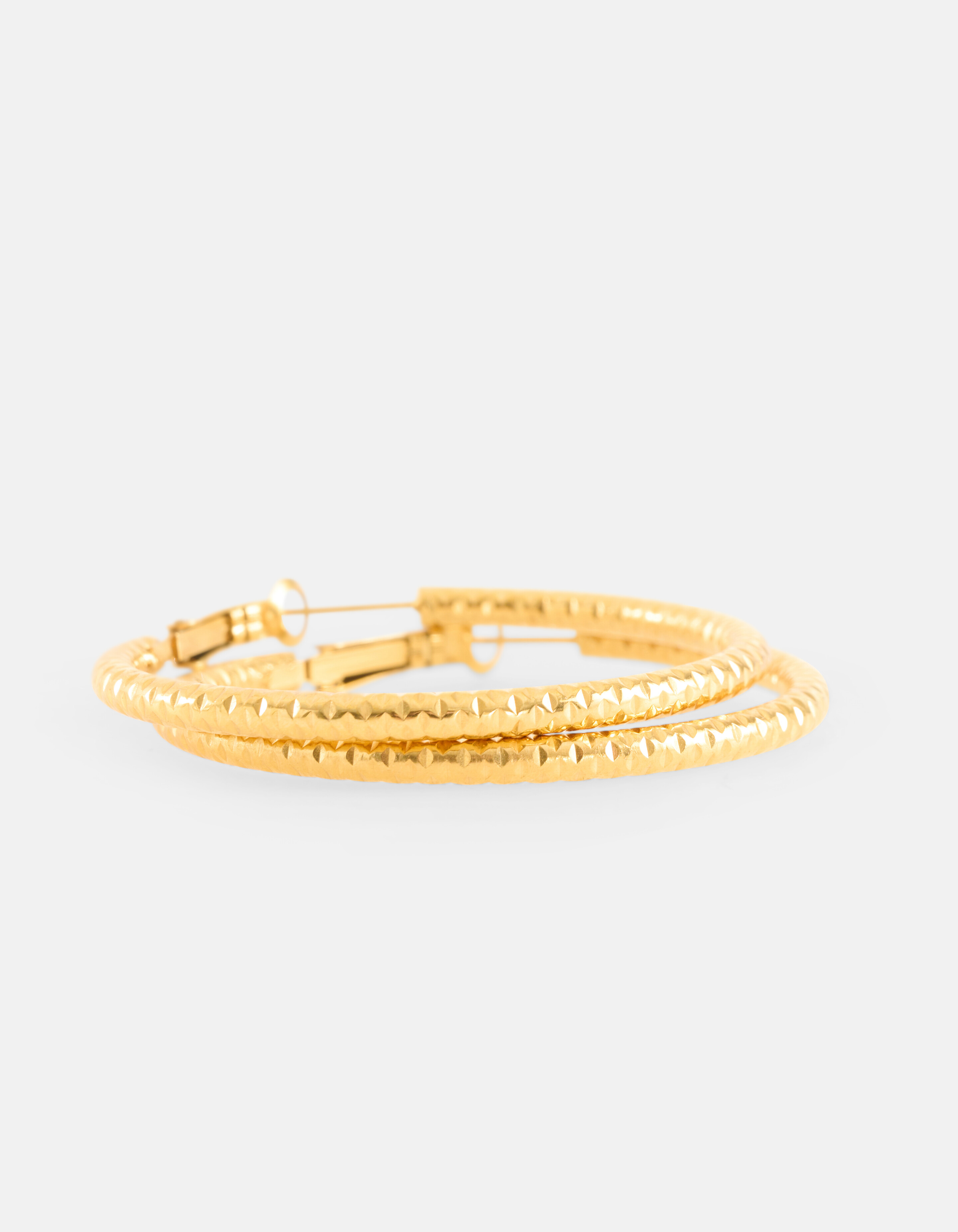 Große Reifen Ohrringe Gold SHOEBY ACCESSOIRES