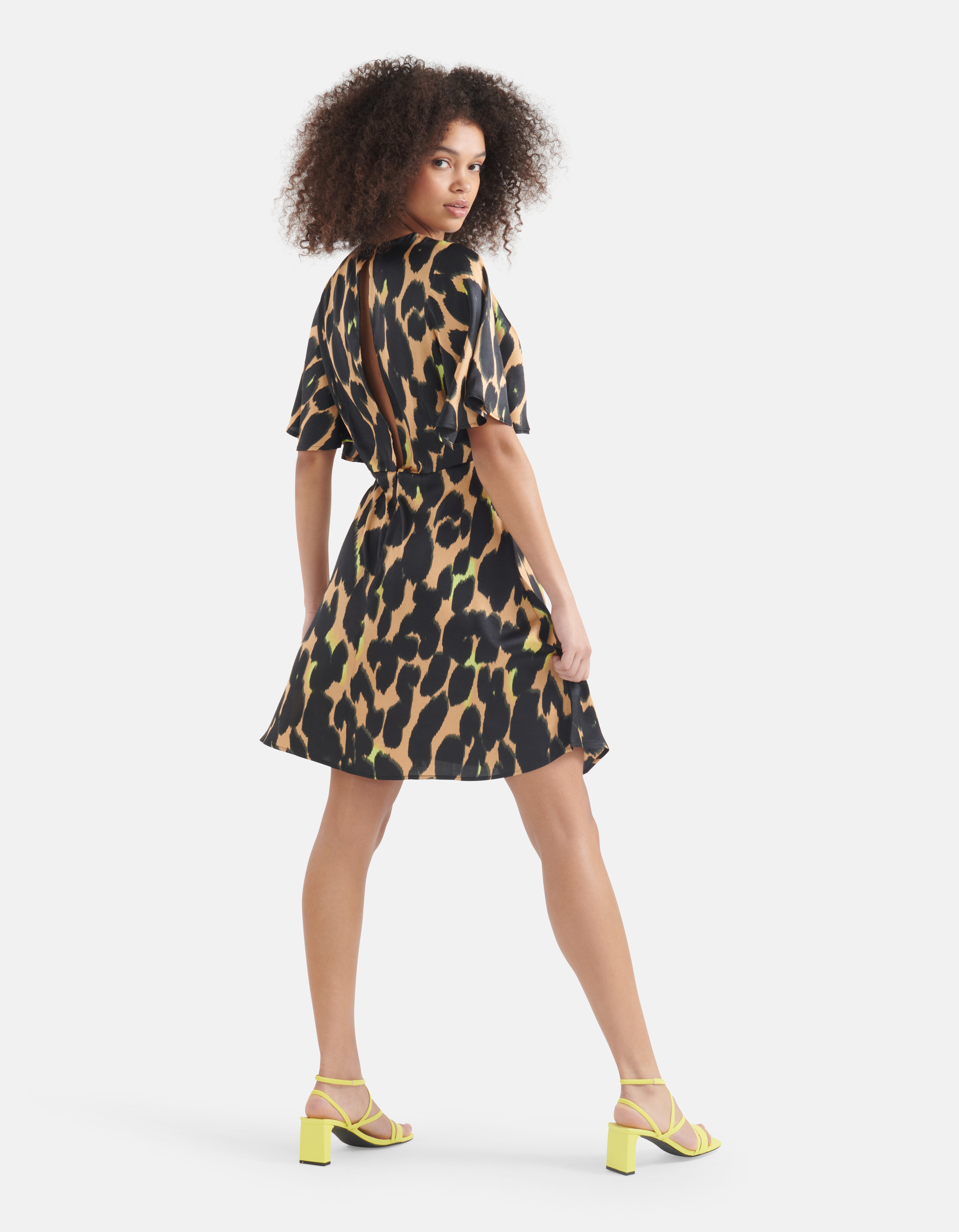 Leopard Midikleid Braun SHOEBY WOMEN
