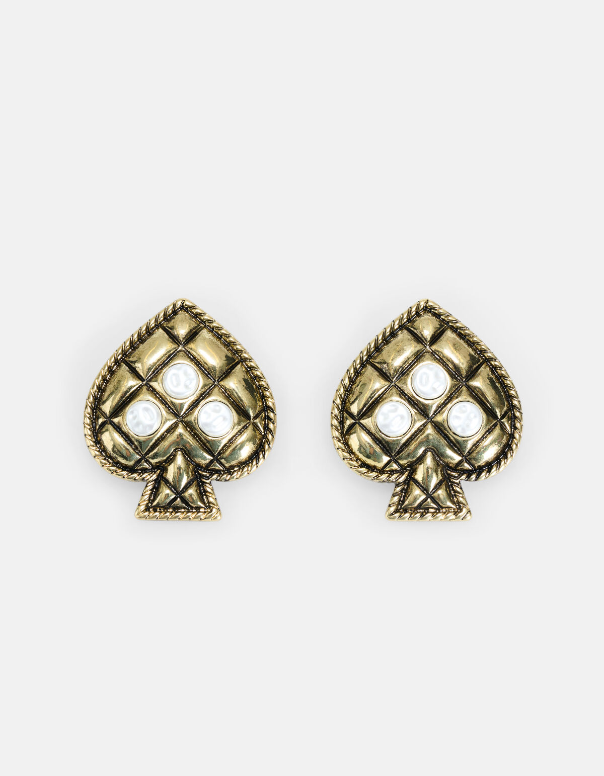 Klee-Ohrringe Gold SHOEBY ACCESSOIRES