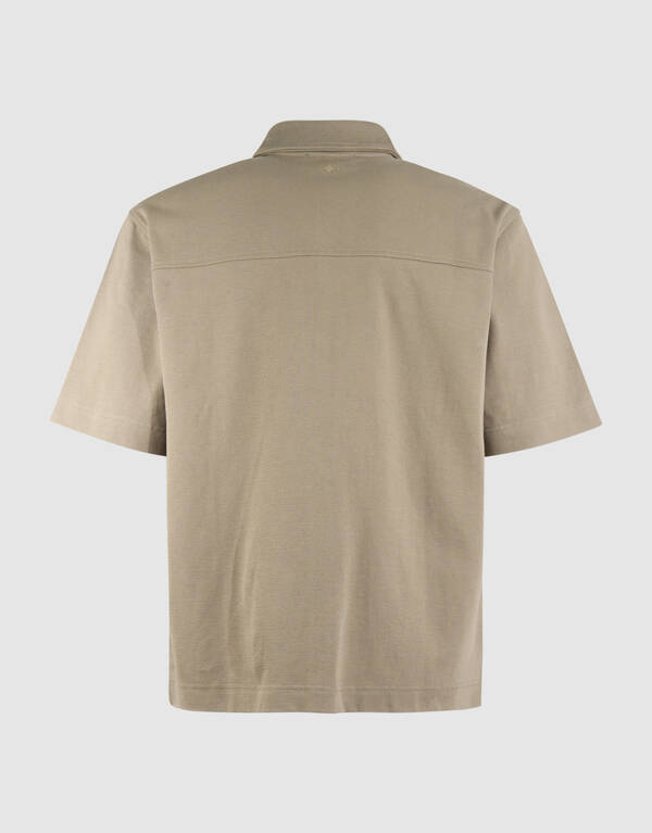 Struktur Zipper Overshirt Khaki SHOEBY MEN