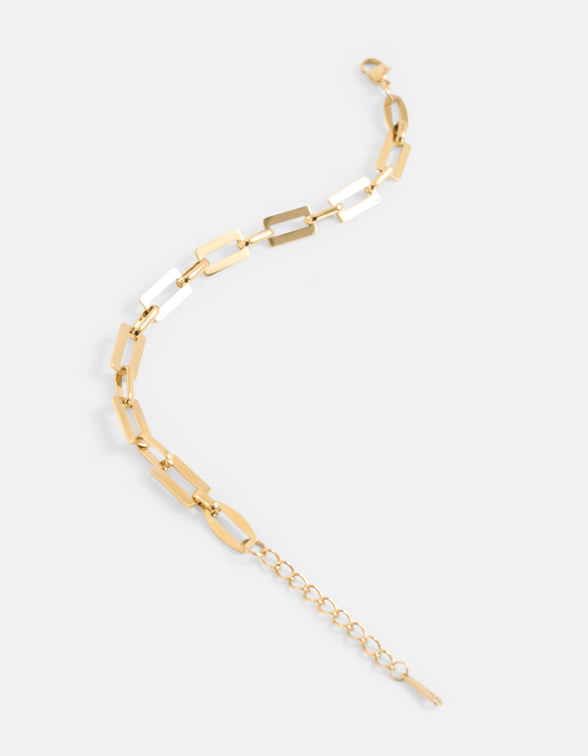 Chunky Square Armband Gold SHOEBY ACCESSOIRES