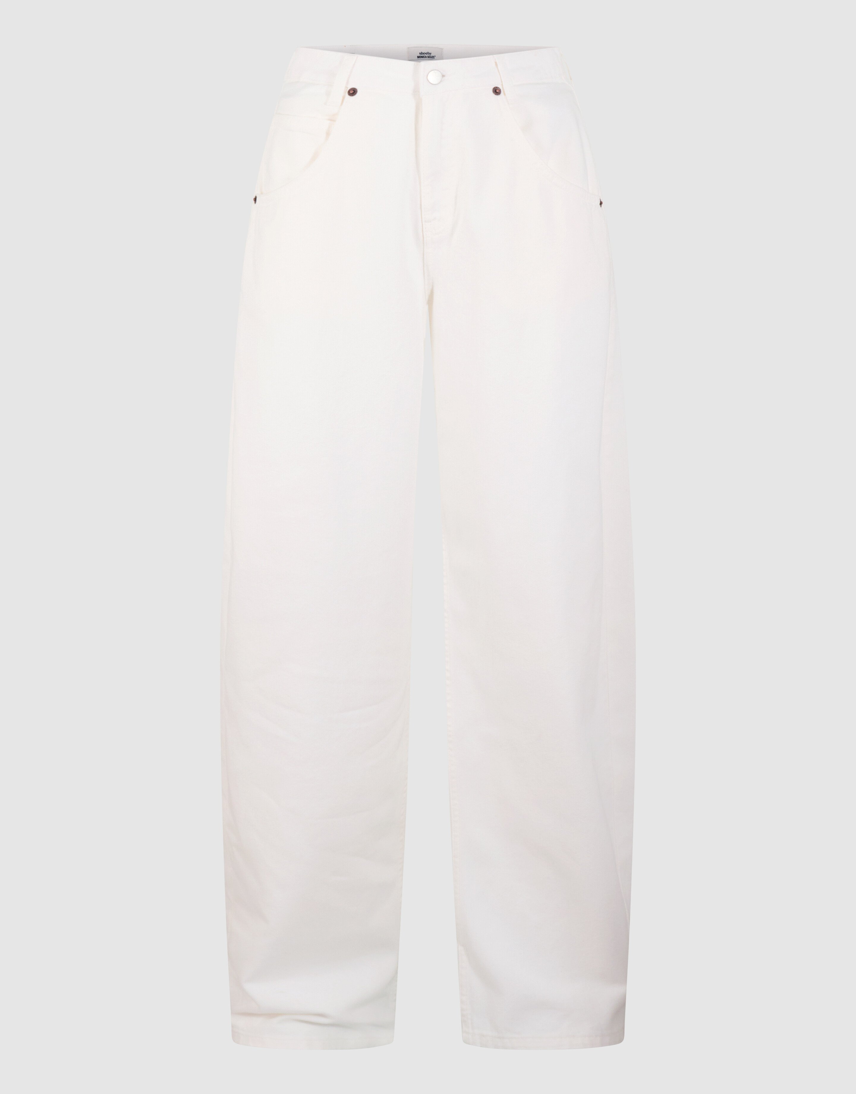 Straight Fit Jeans Wei&szlig; von Monica SHOEBY WOMEN