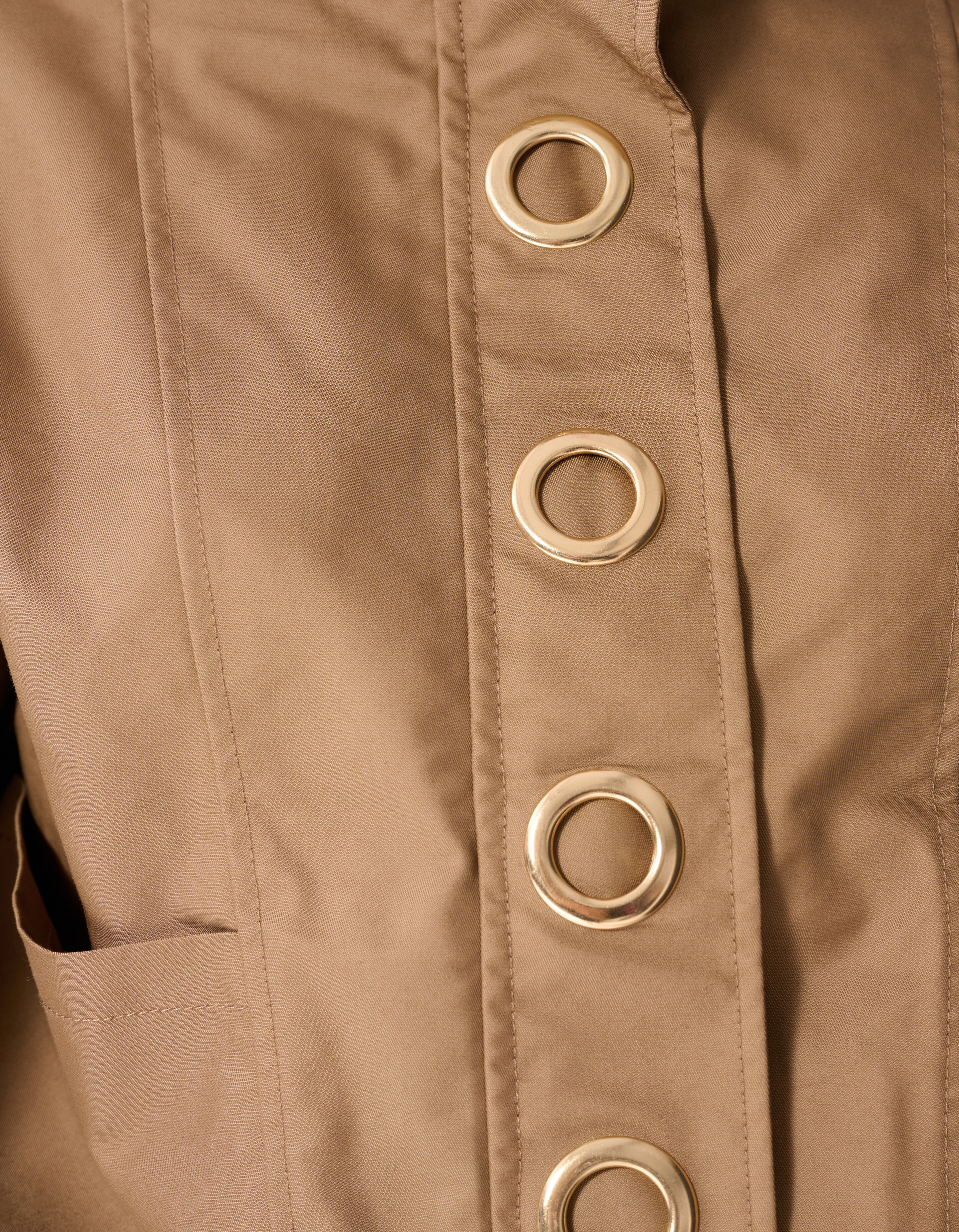 Cargo Eyelet Jacke Camel SHOEBY WOMEN
