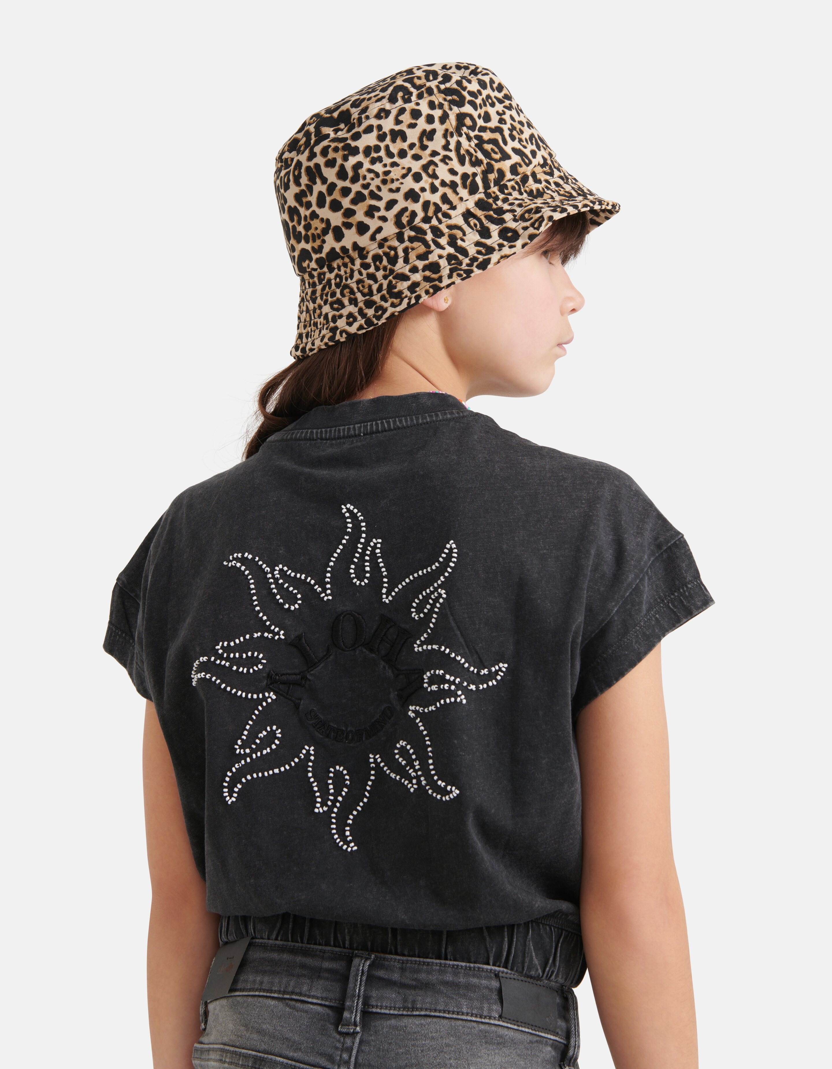 Besticktes Perlen-T-Shirt SHOEBY GIRLS