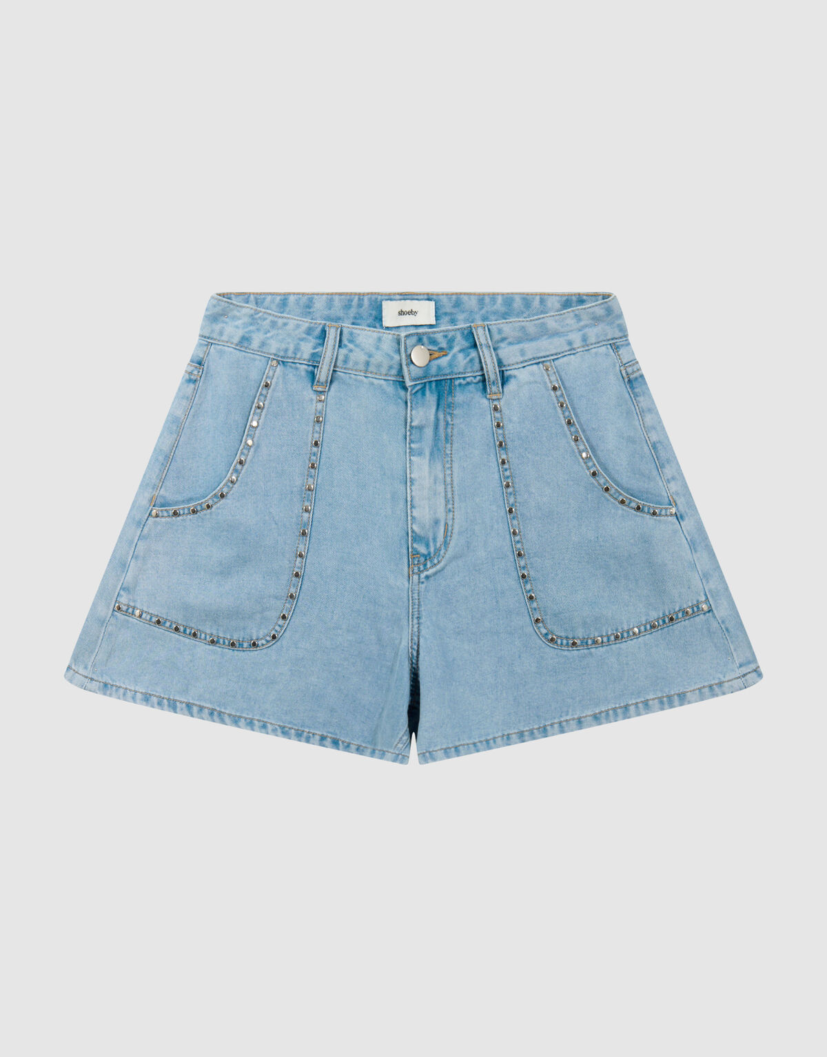 Denim Nieten Shorts Gebleicht SHOEBY WOMEN