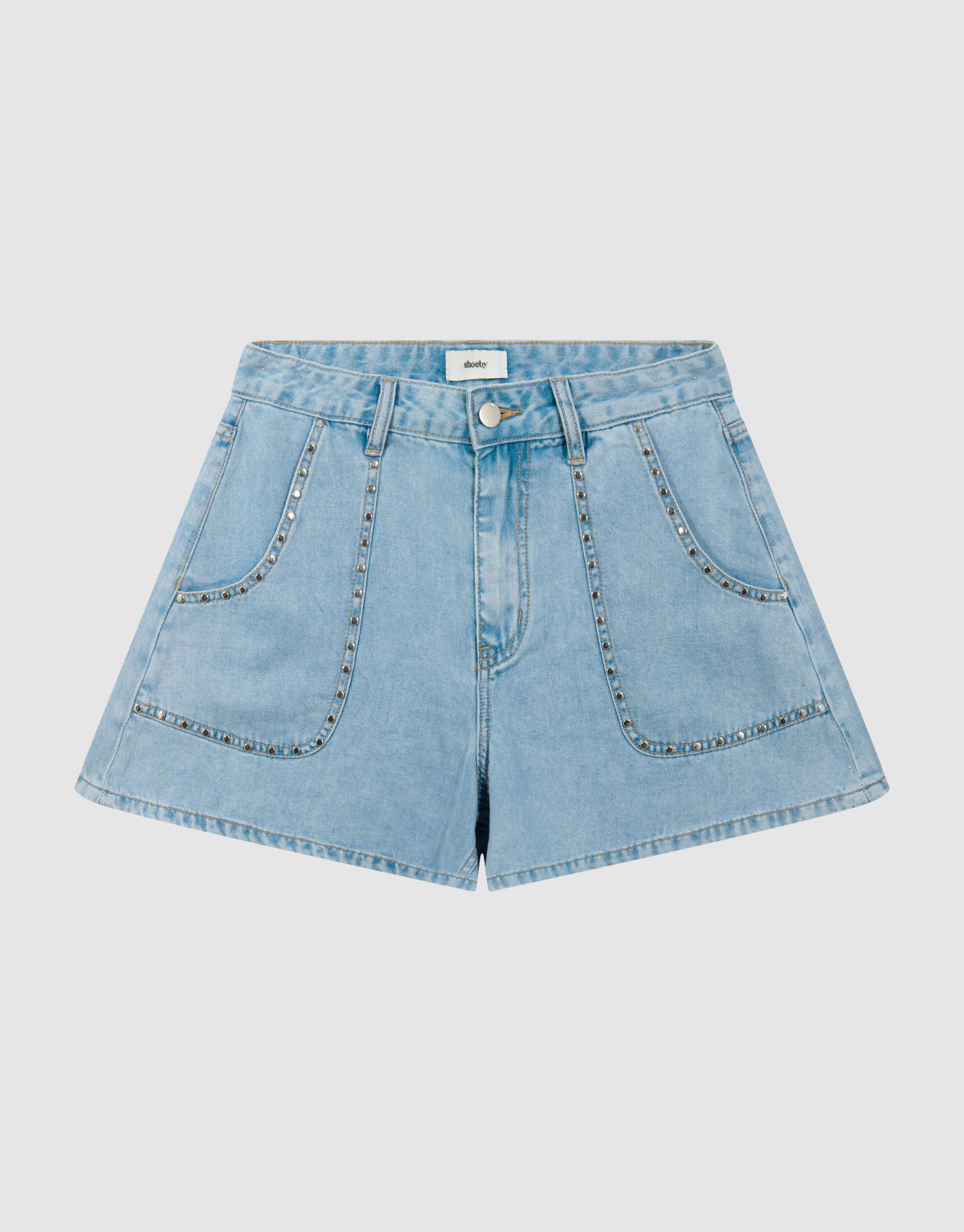 Denim Nieten Shorts Gebleicht SHOEBY WOMEN