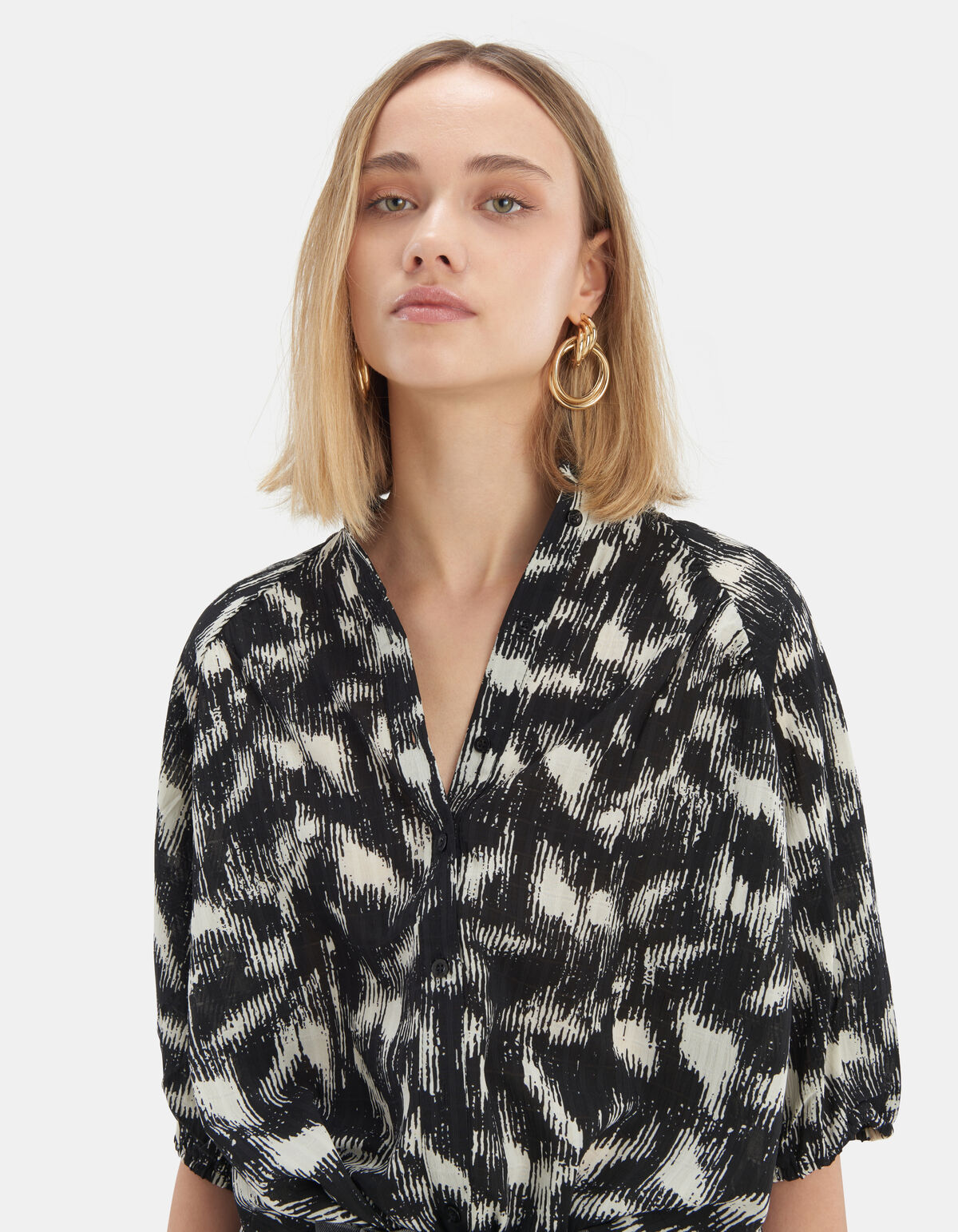 Kurze Puffbluse EKSEPT