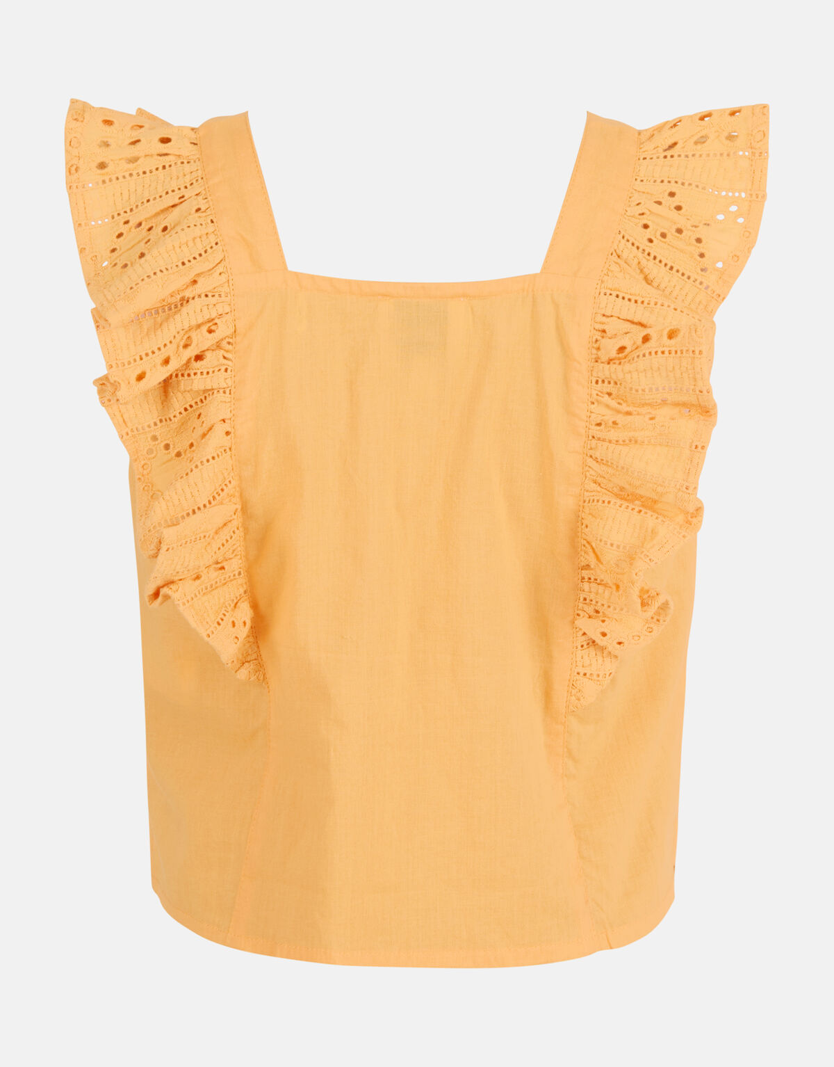 Stickerei-Oberteil Orange SHOEBY GIRLS