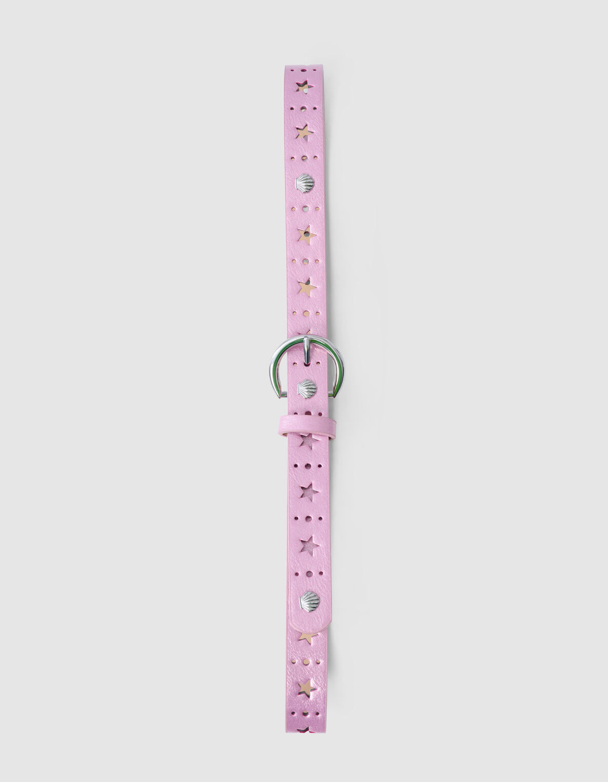 Metallischer Gürtel Rosa SHOEBY ACCESSOIRES