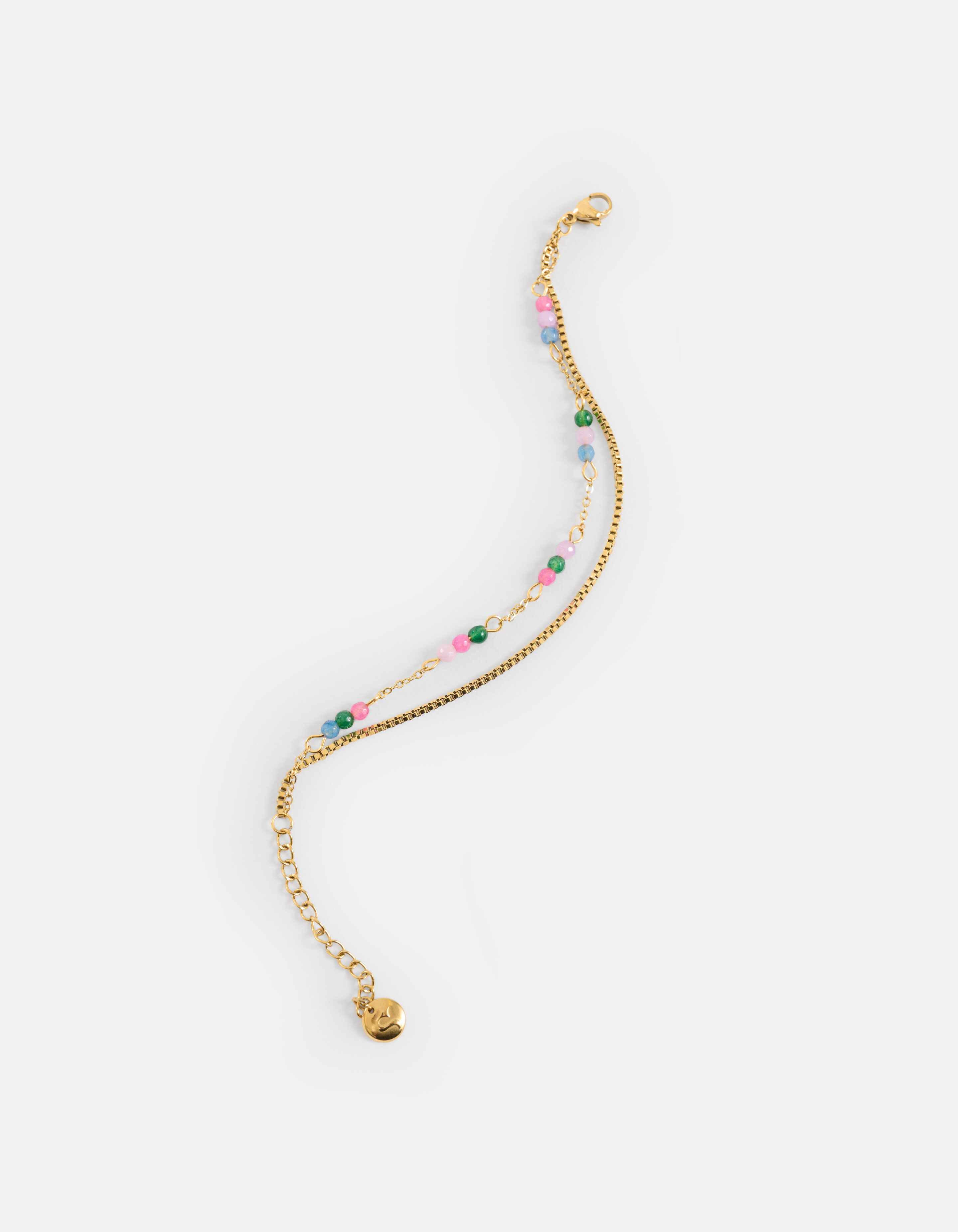 Doppelketten-Armband Gold SHOEBY ACCESSOIRES