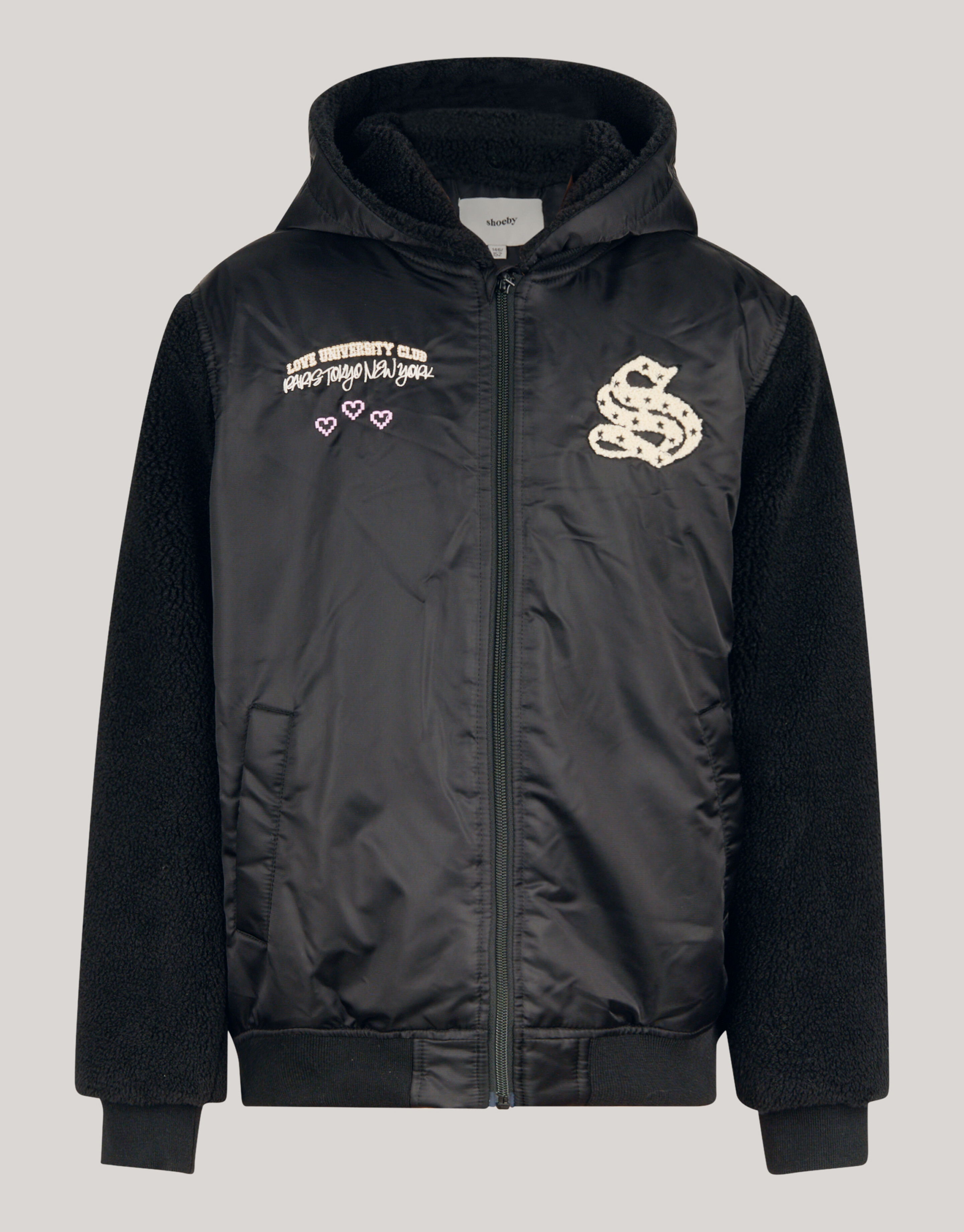 Varsity Jacke Schwarz SHOEBY GIRLS