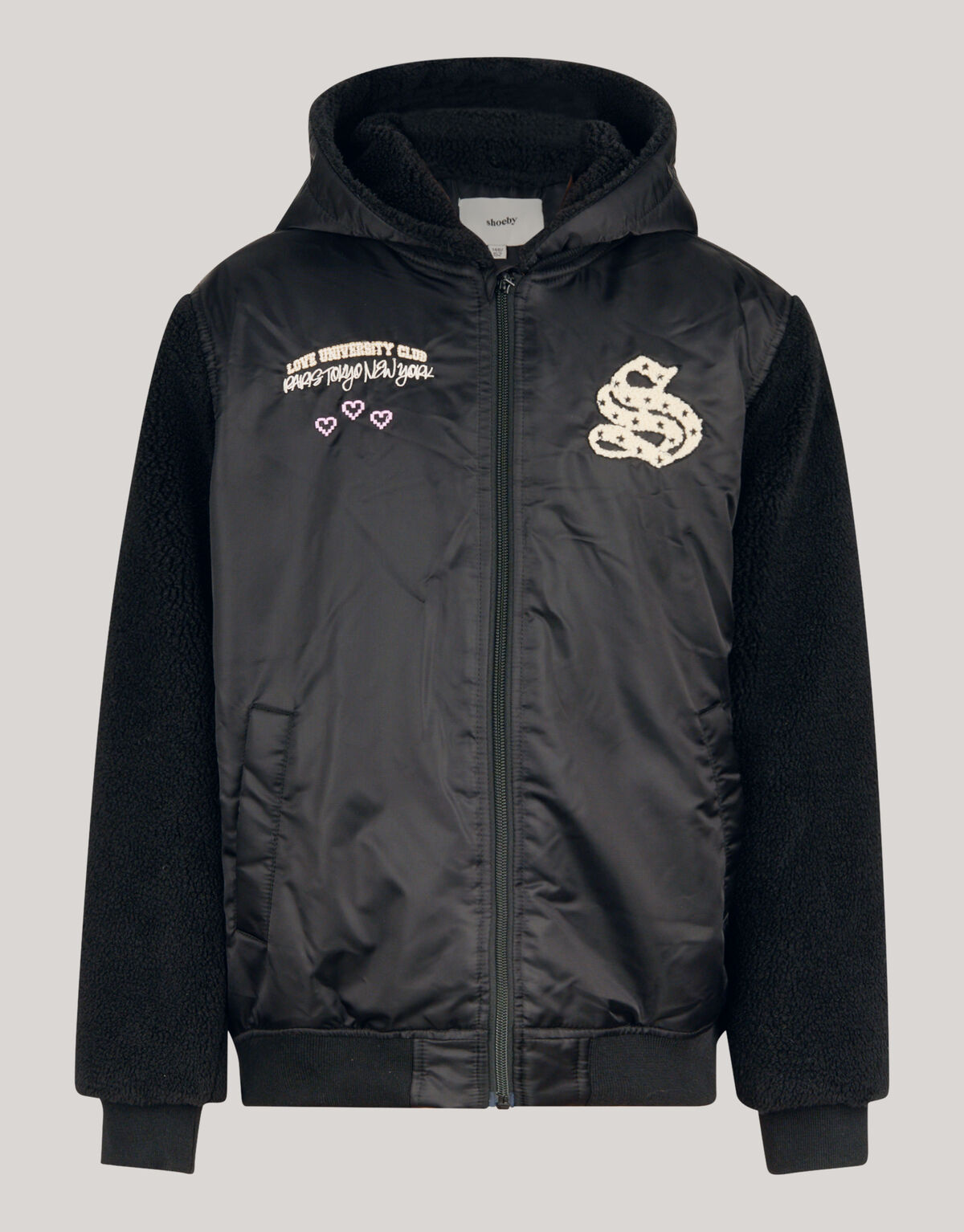 Varsity Jacke Schwarz SHOEBY GIRLS