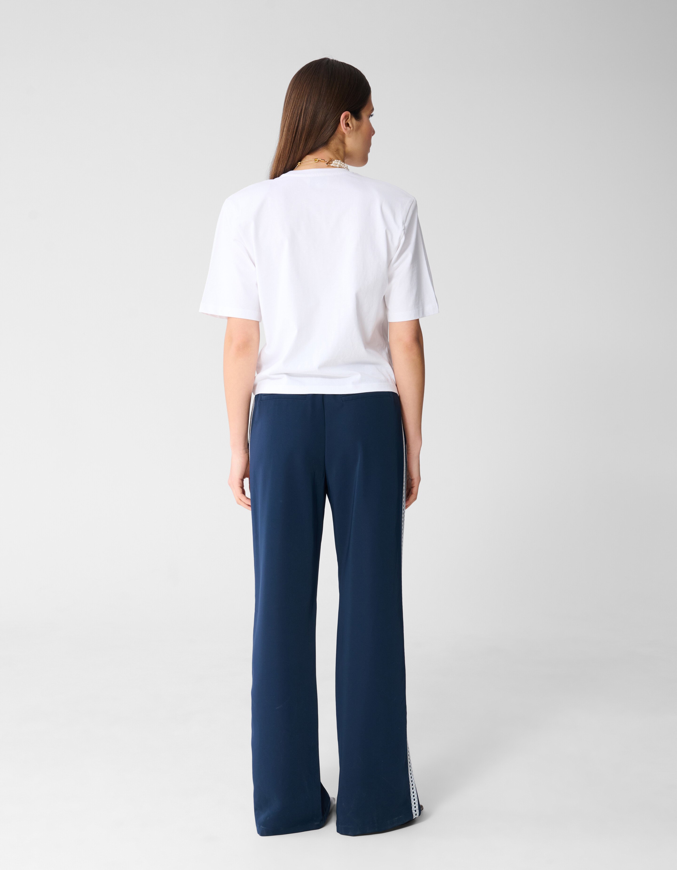 Blumen-T-Shirt Wei&szlig; SHOEBY WOMEN