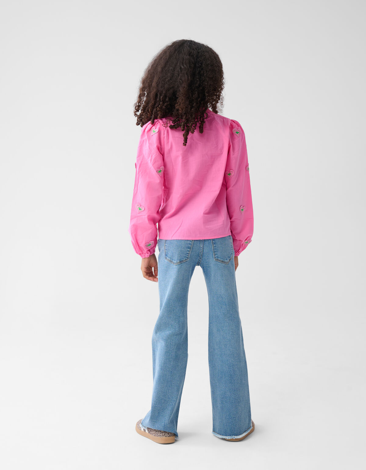 Besticktes Herz-Top Rosa SHOEBY GIRLS