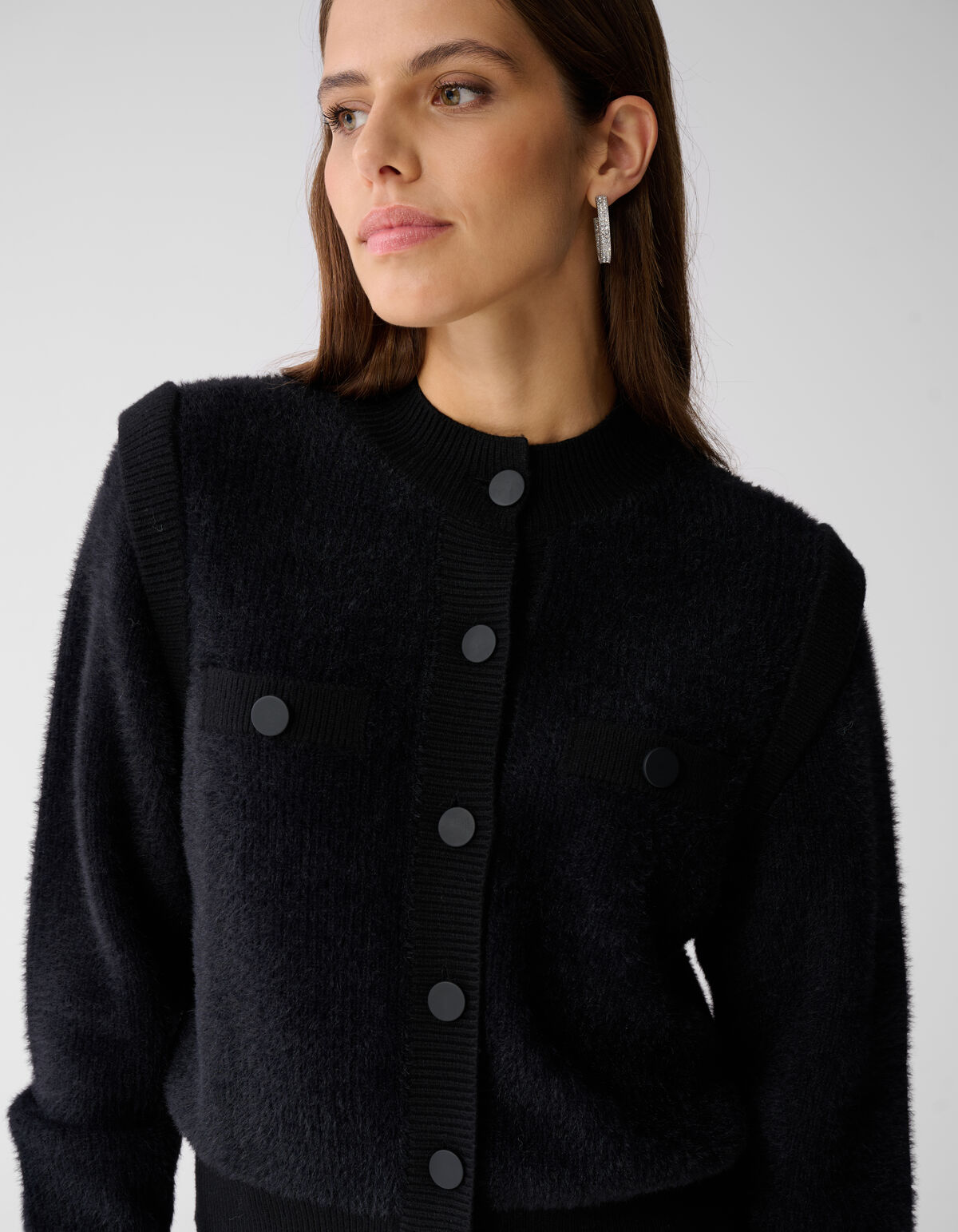 Knopfweste Schwarz SHOEBY WOMEN