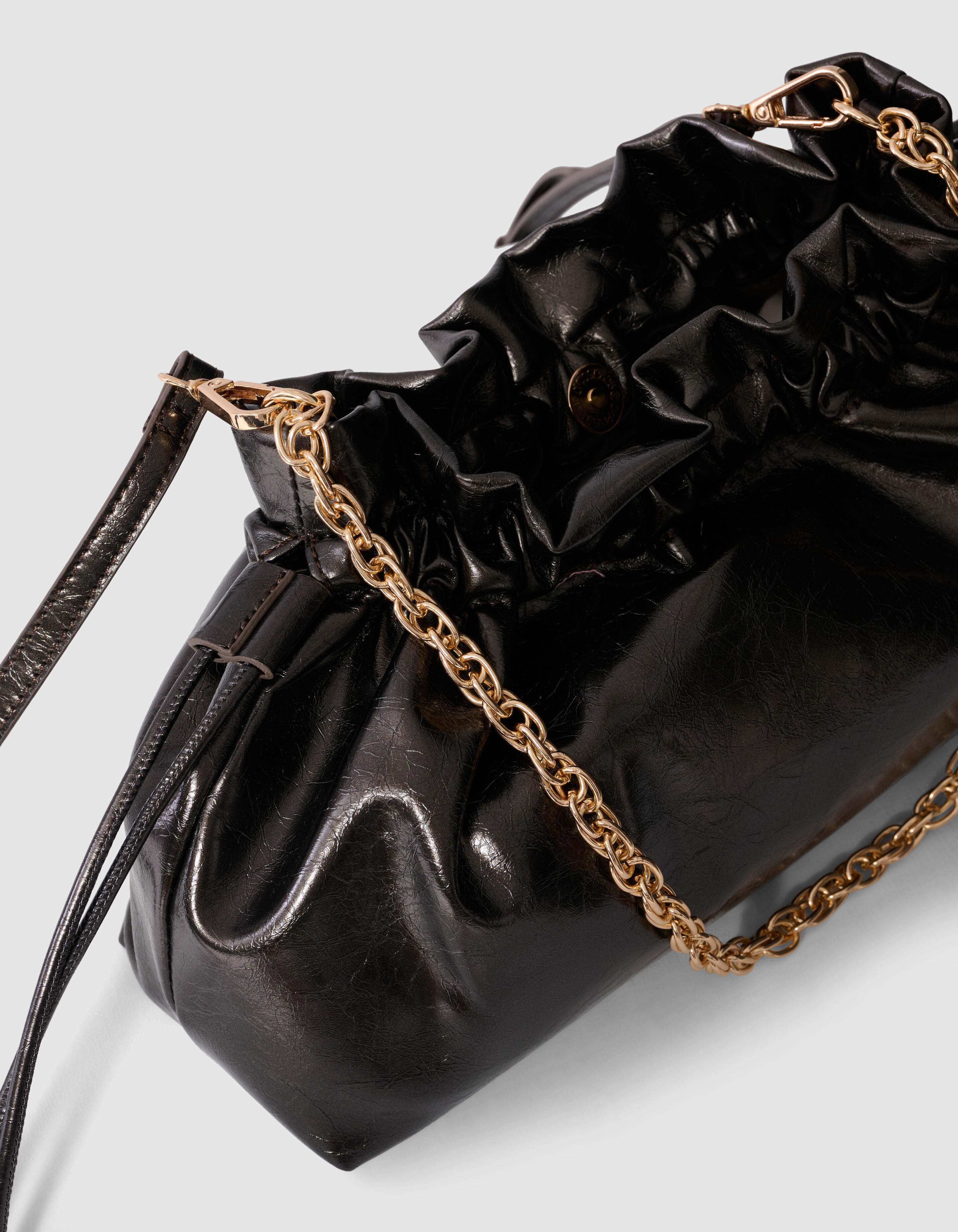 Shiny Chain Clutch Schwarz SHOEBY ACCESSOIRES