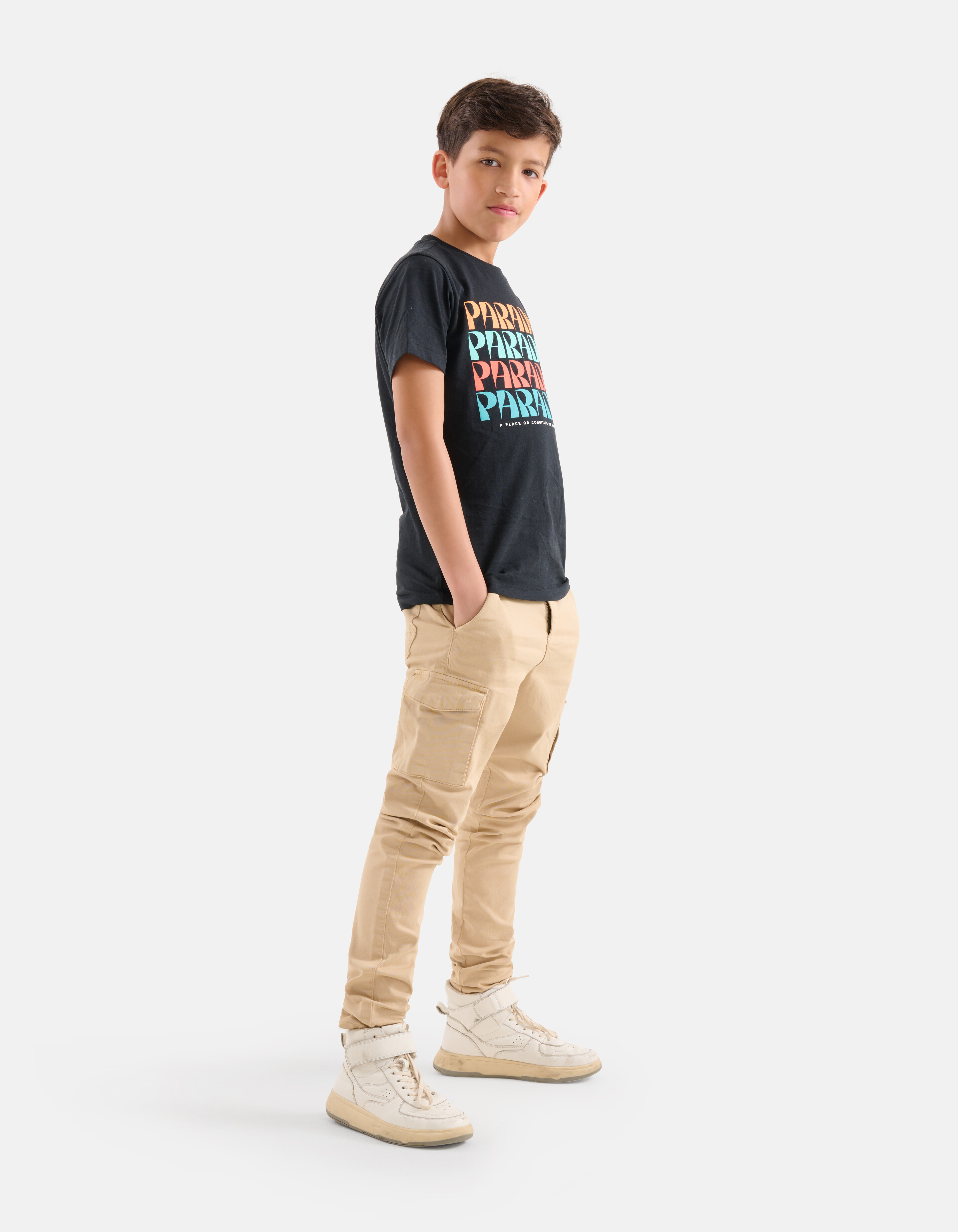 Print-T-Shirt Schwarz SHOEBY BOYS