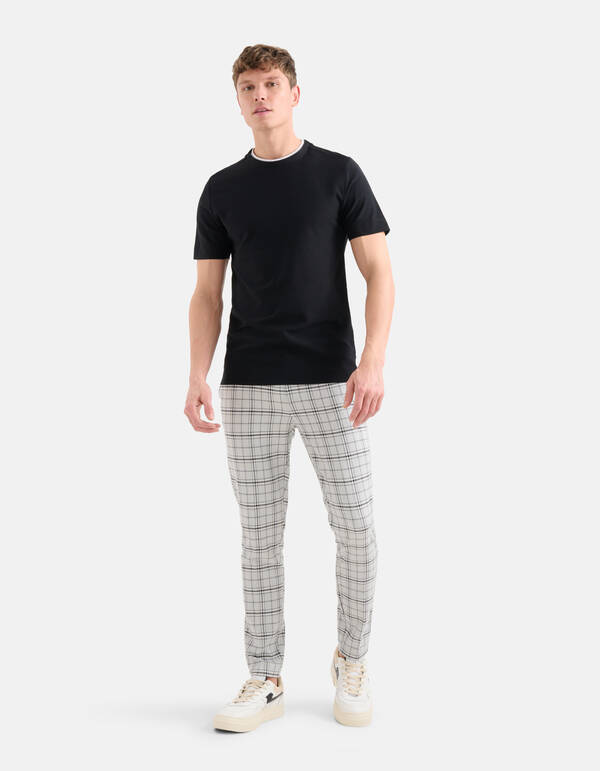Karohose Hellgrau SHOEBY MEN