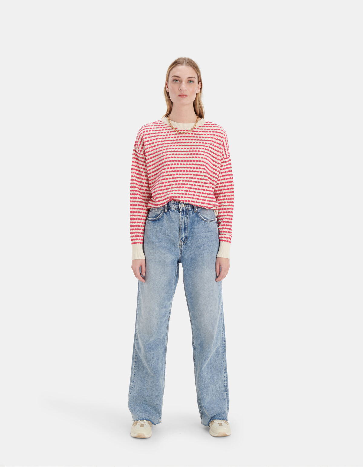 Zweifarbiger Pullover EKSEPT