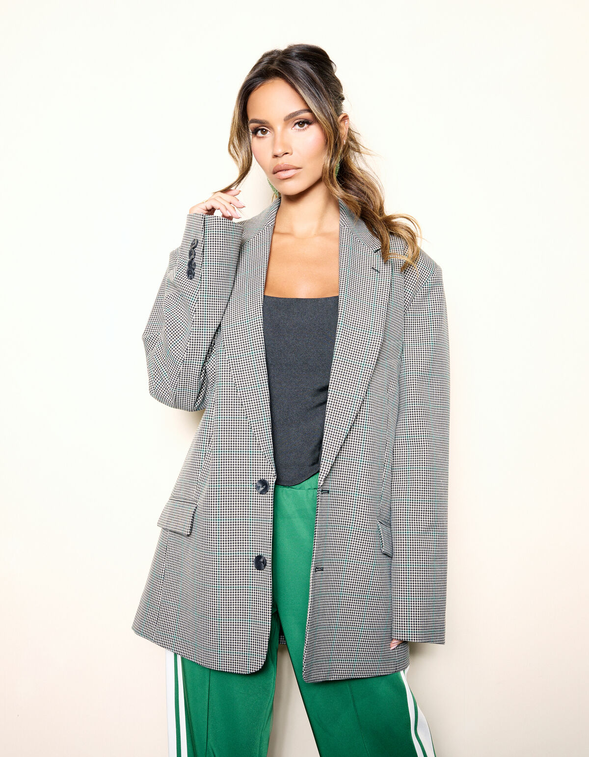 Sporty Broek Groen By Monica SHOEBY WOMEN