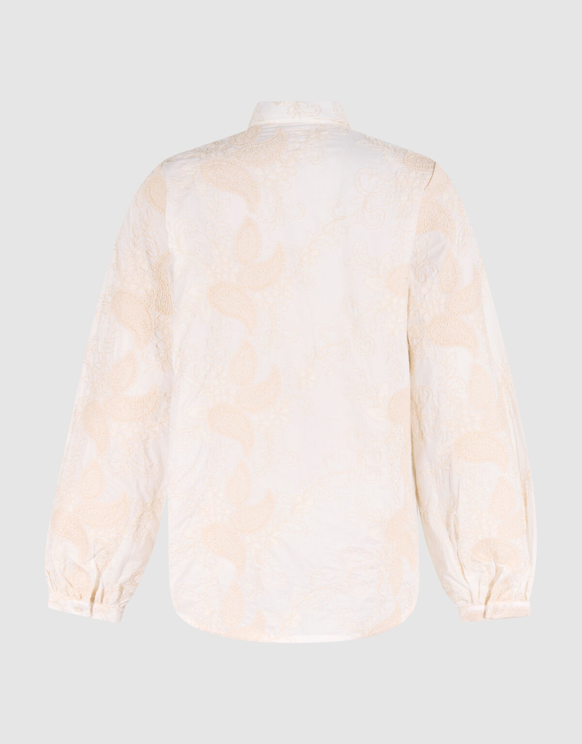 Stickerei Bluse Off White SHOEBY WOMEN
