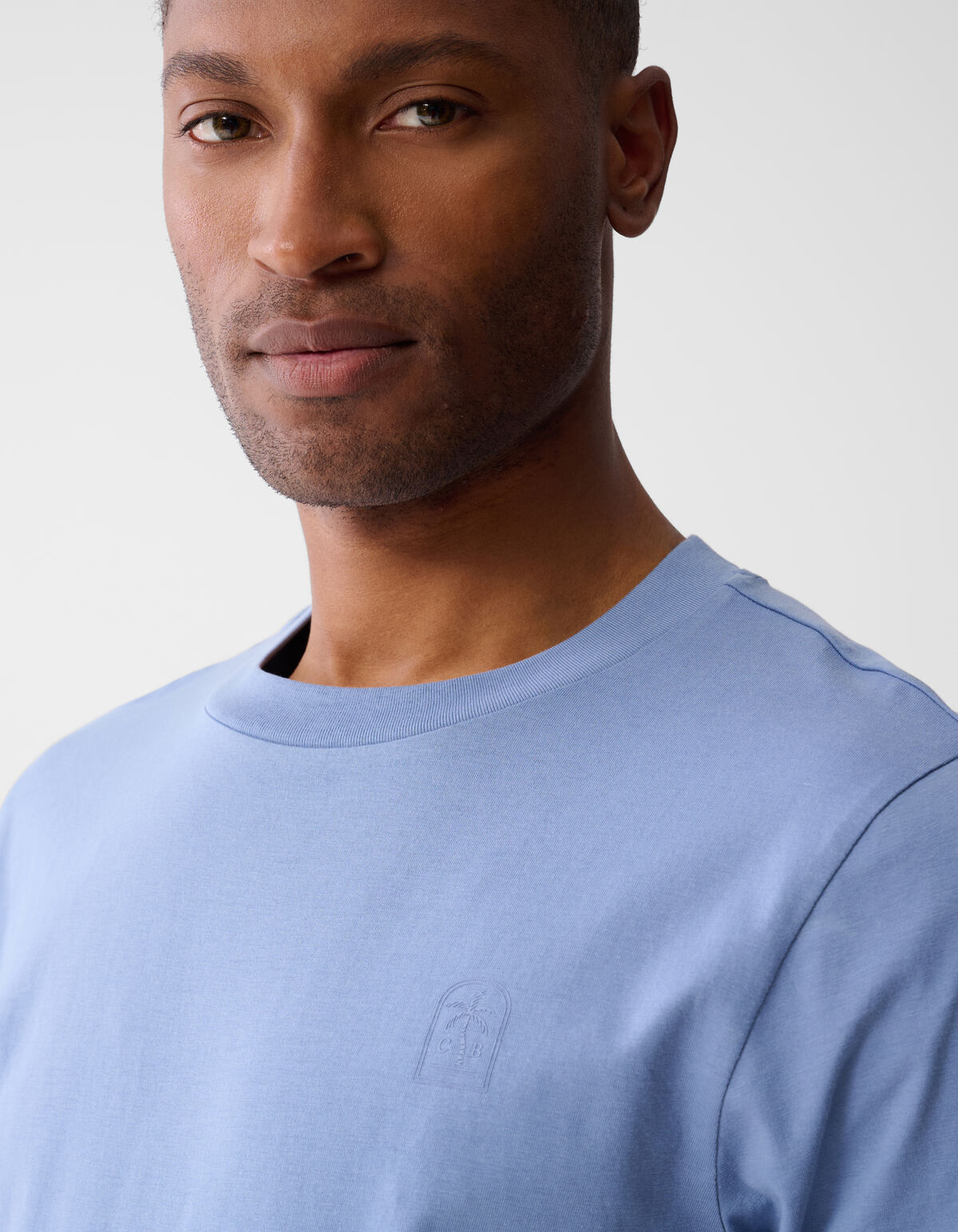 Palm Artwork T-shirt Hellblau SHOEBY MEN