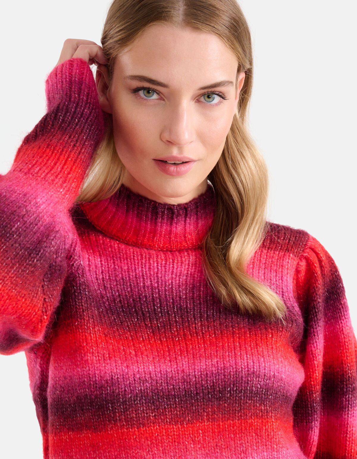 Space Dye Pullover Rot SHOEBY WOMEN