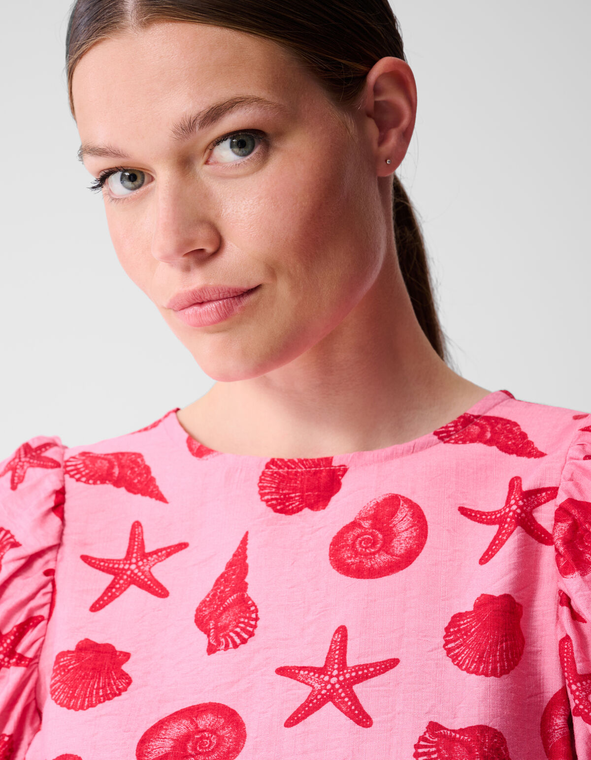 Puff Shell Top Rosa SHOEBY WOMEN