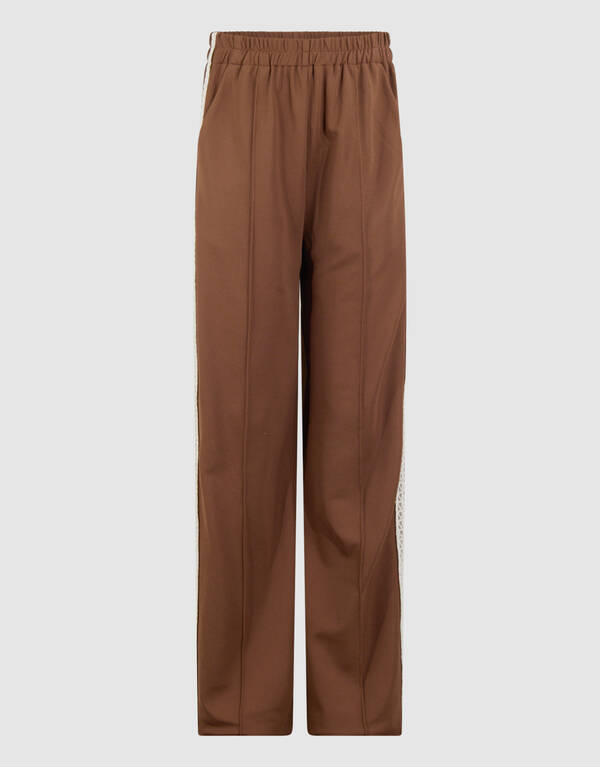 Sportliche Hose mit weitem Bein, Braun SHOEBY GIRLS