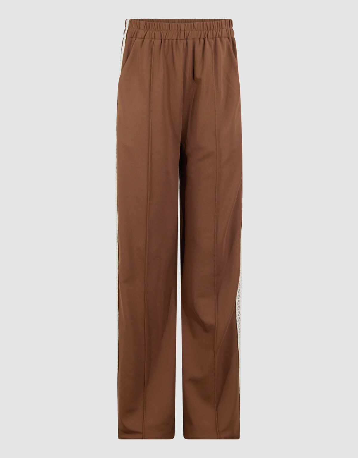 Sportliche Hose mit weitem Bein, Braun SHOEBY GIRLS