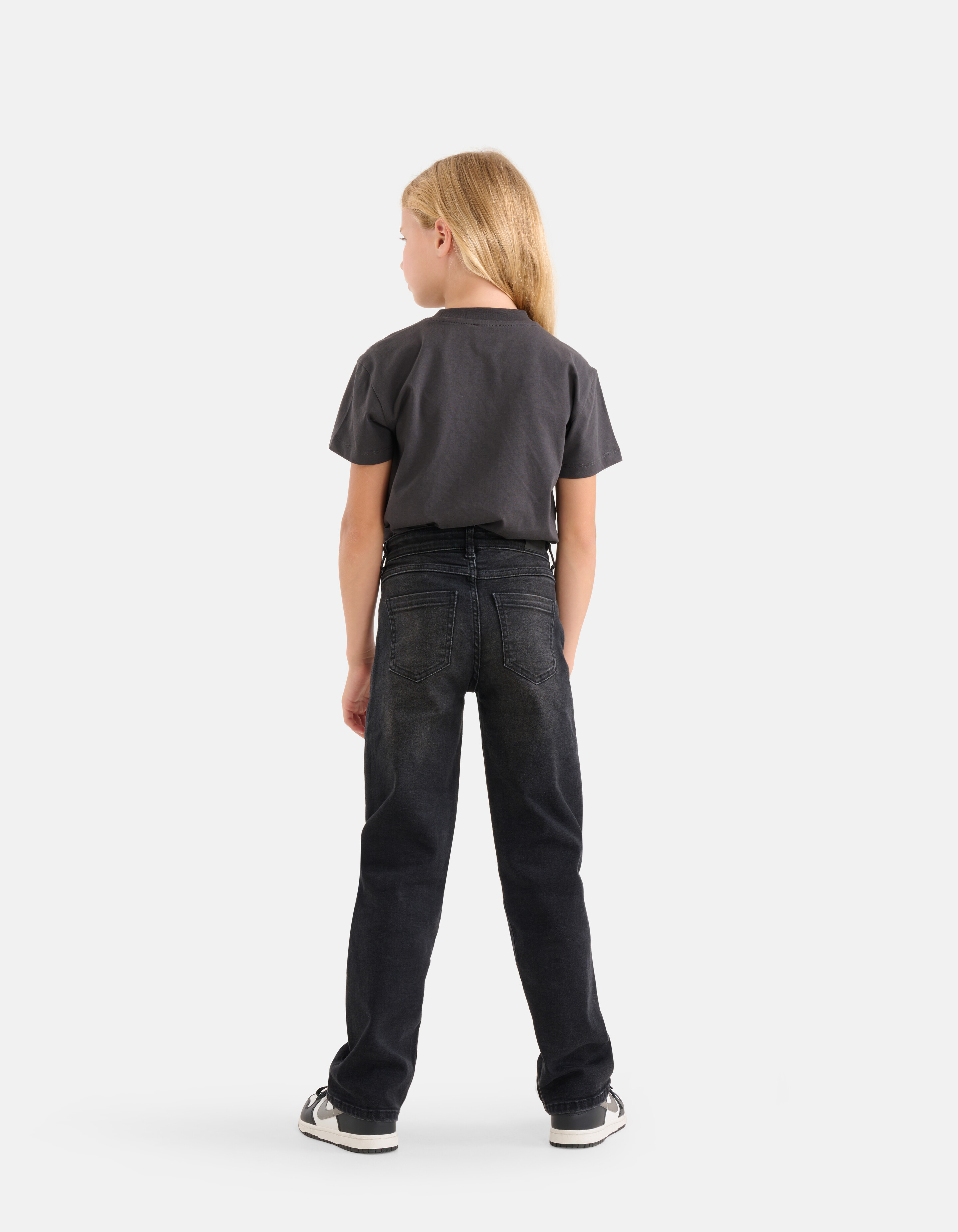 Heart Wide Leg Jeans Schwarz SHOEBY GIRLS