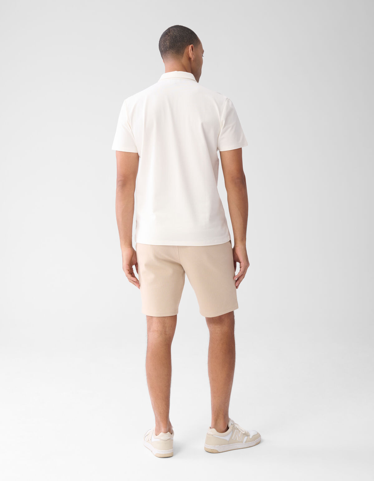 Jersey Polo Off White SHOEBY MEN