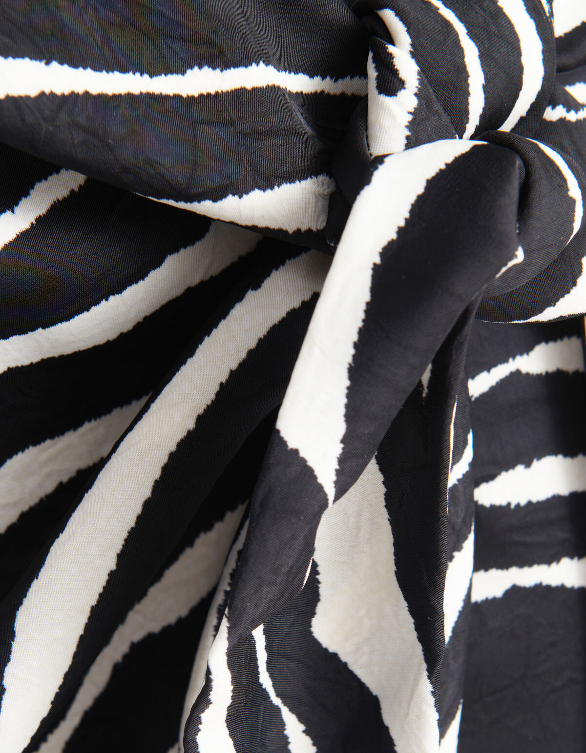 Zebra Print Kleid Schwarz/Weiß SHOEBY WOMEN