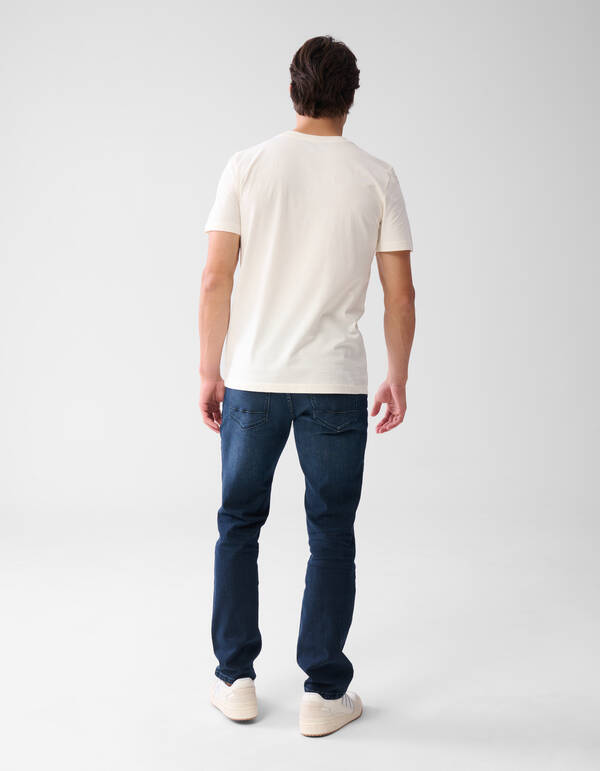 Straight Fit Jeans Blau/Schwarz L32 SHOEBY MEN