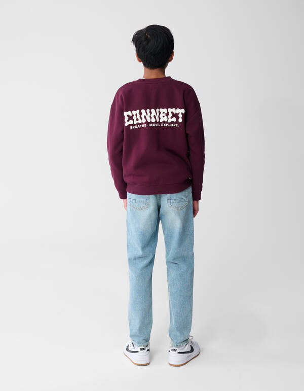 Connect Artwork Pullover Dunkelrot SHOEBY BOYS